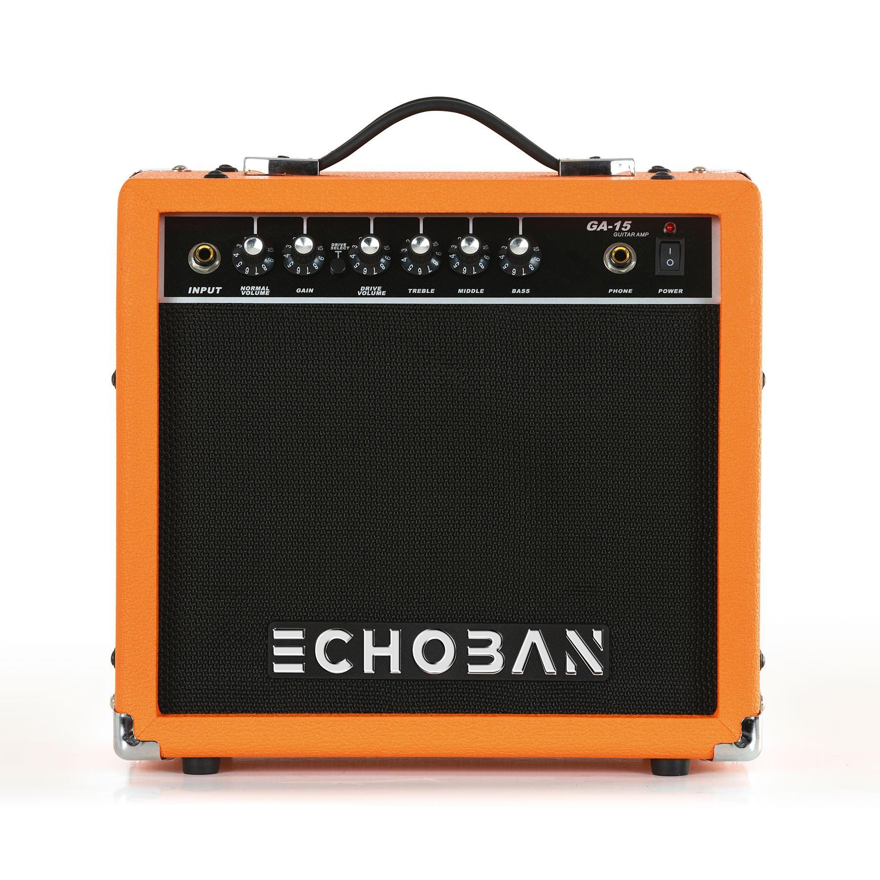 Echoban GA15 15 Watt Turuncu Gitar Amfisi