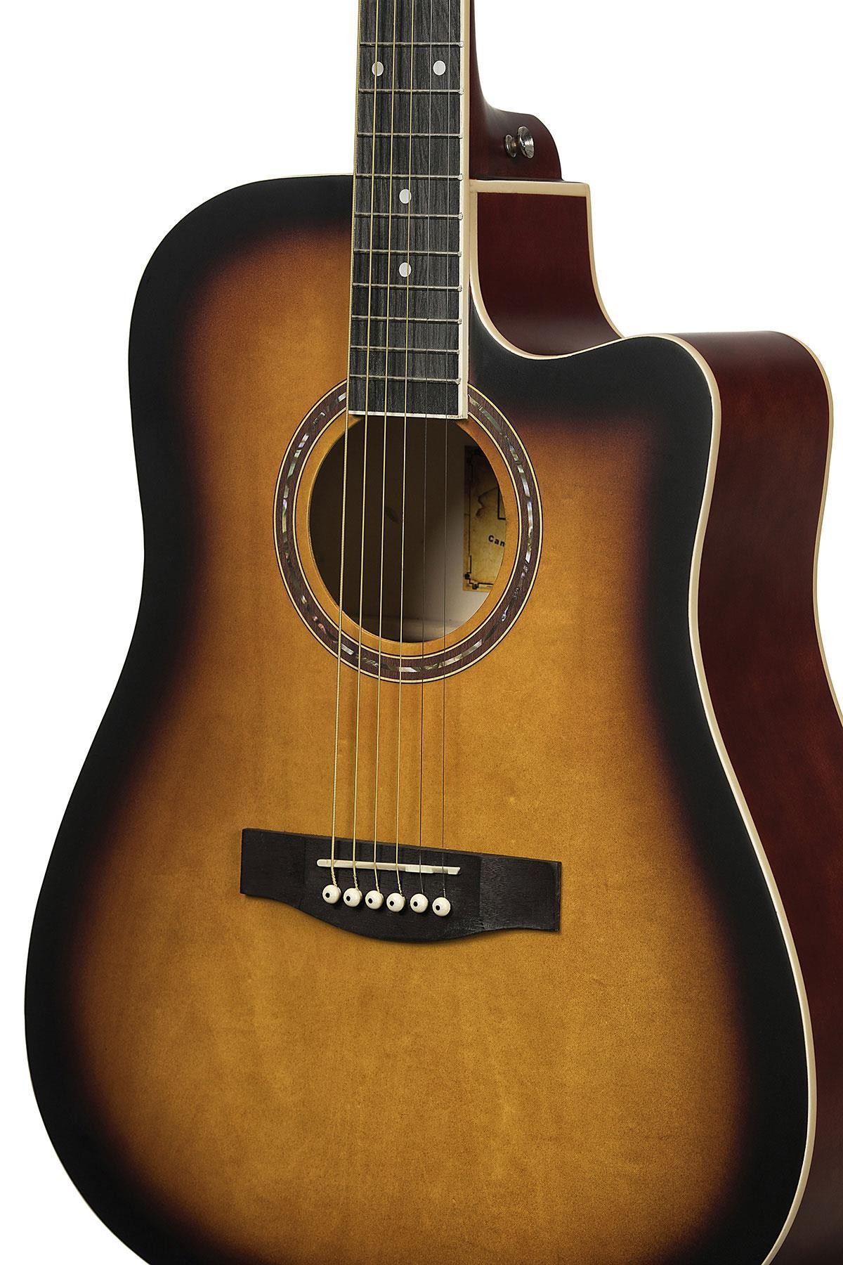 Zoppran ACZP100SB Sunburst Akustik Gitar