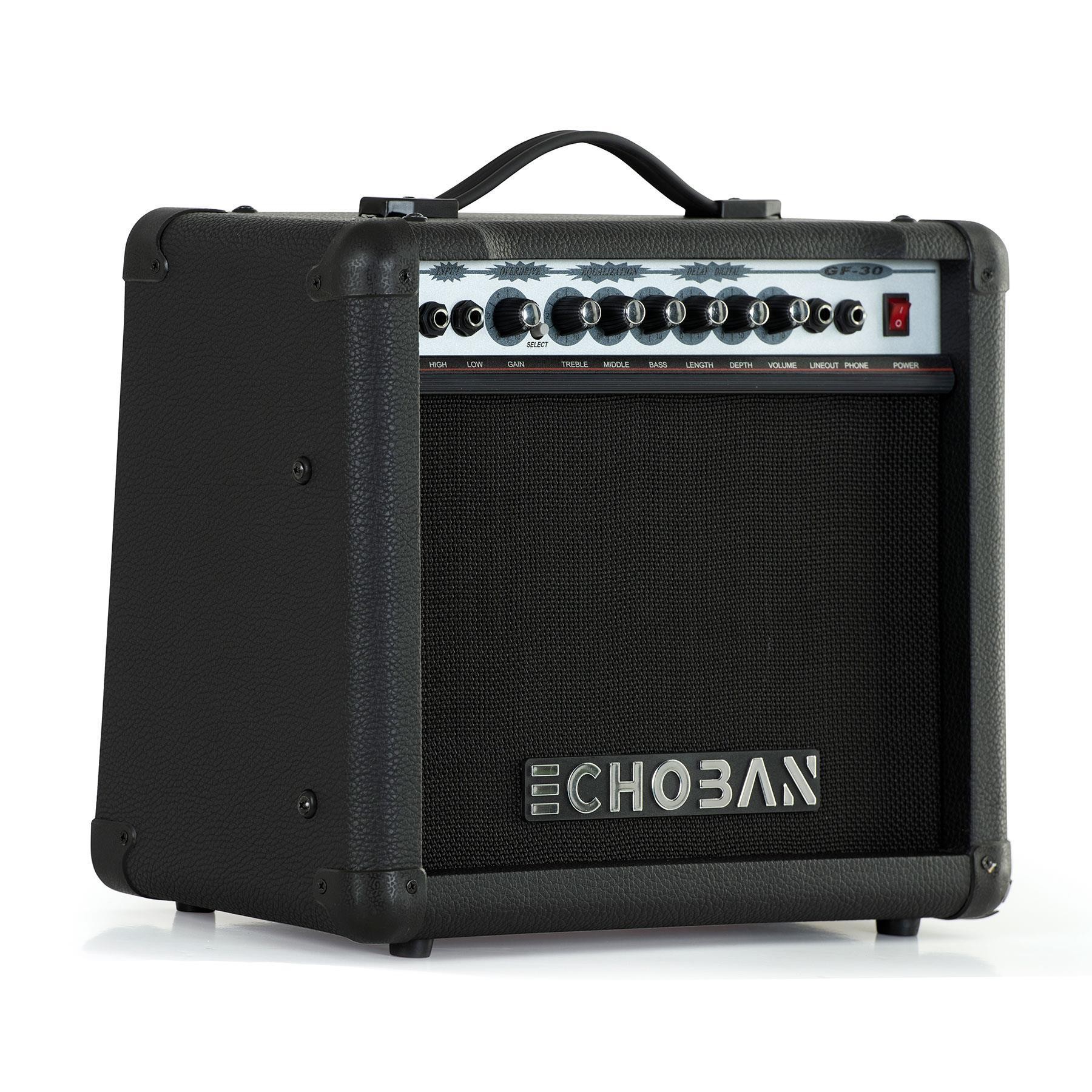 Echoban GA30 30 Watt Siyah Gitar Amfisi