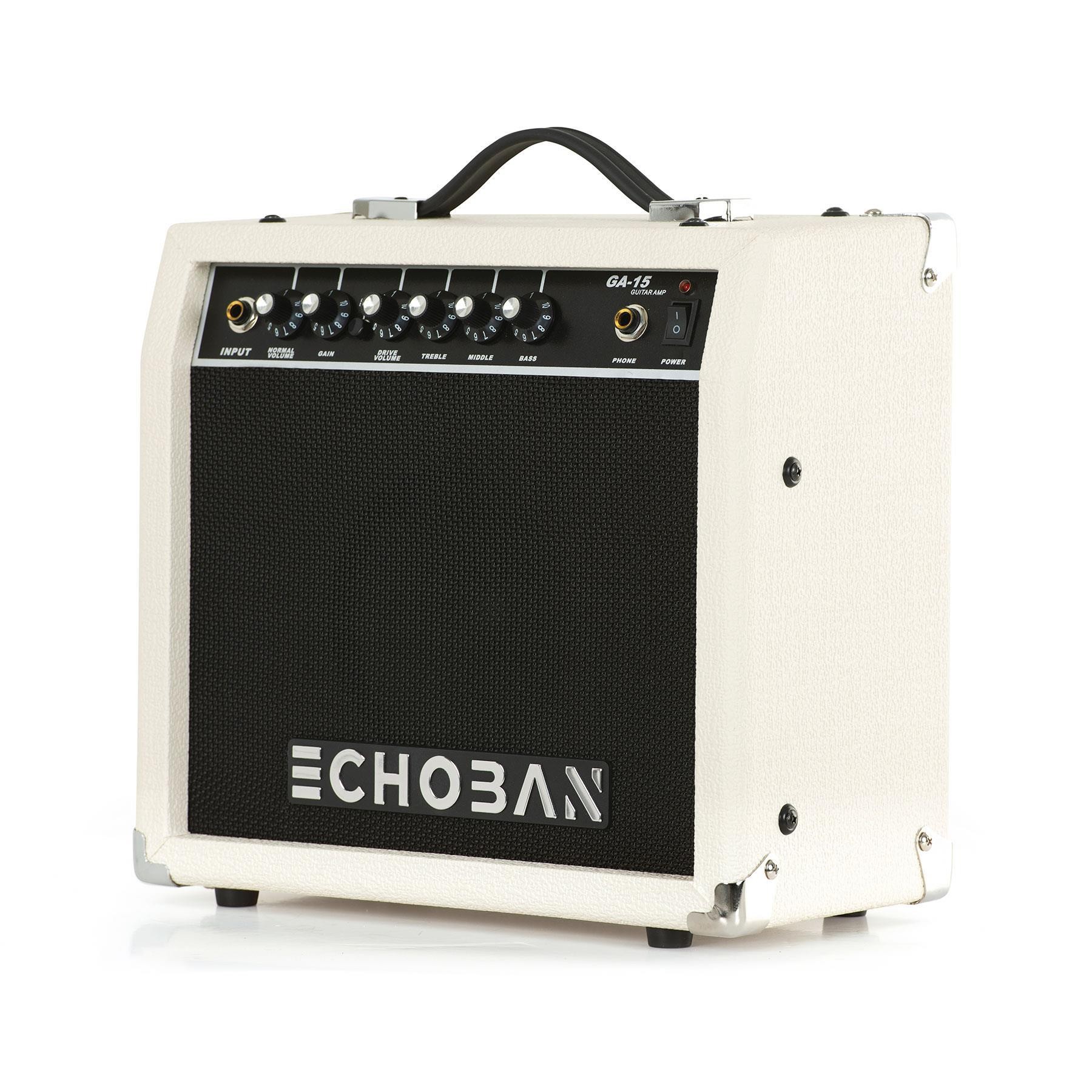 Echoban GA15 15 Watt Beyaz Gitar Amfisi