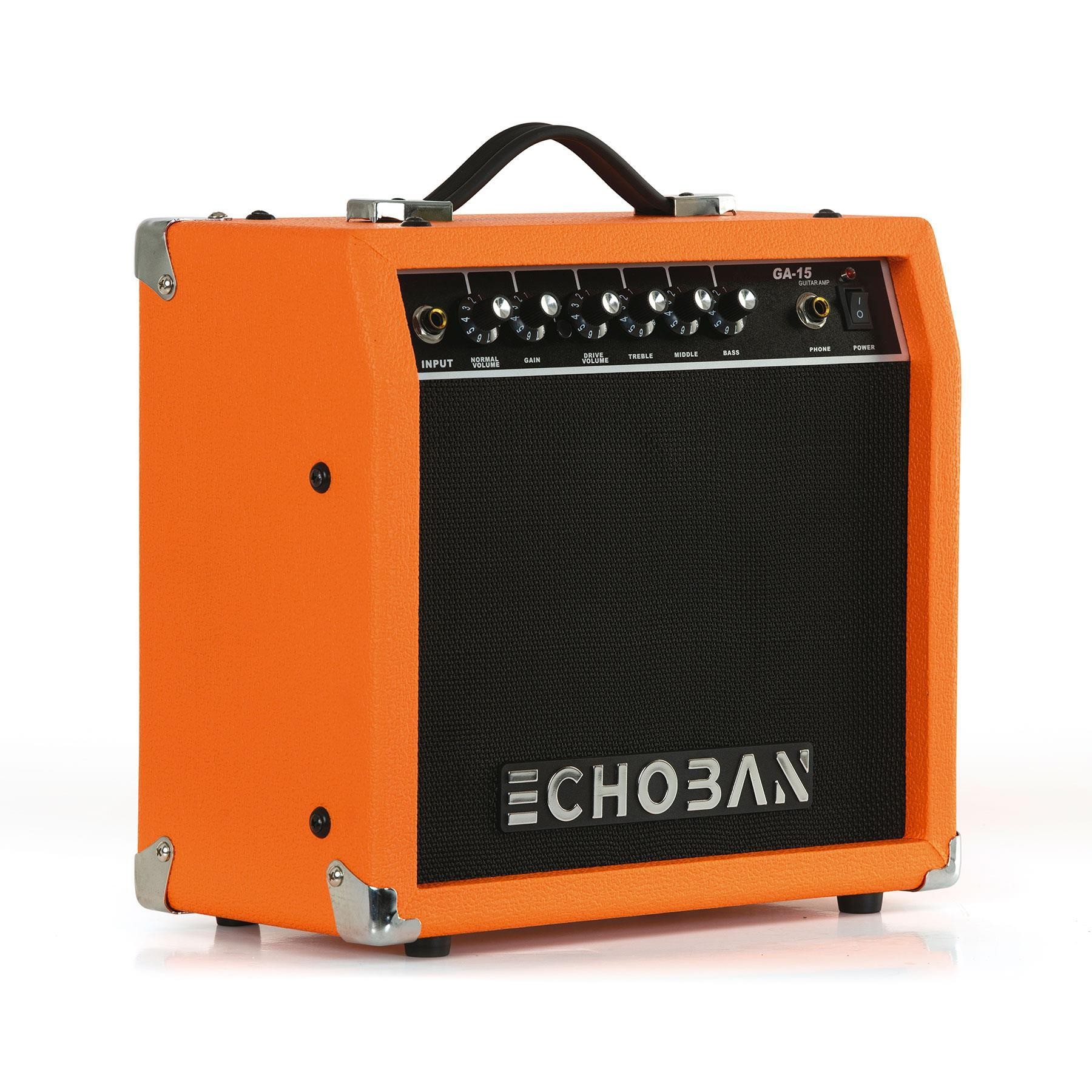 Echoban GA15 15 Watt Turuncu Gitar Amfisi