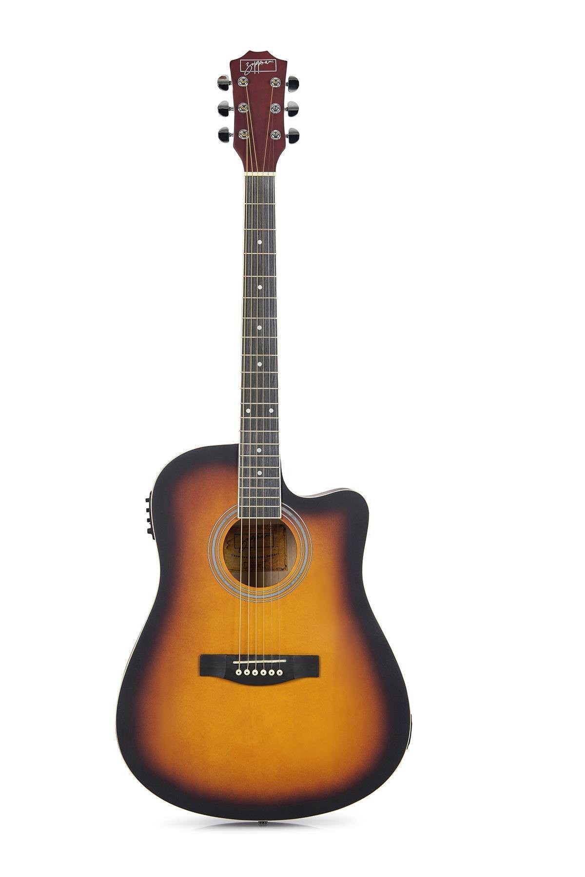 Zoppran ACZP150SB Sunburst Elektro Akustik Gitar