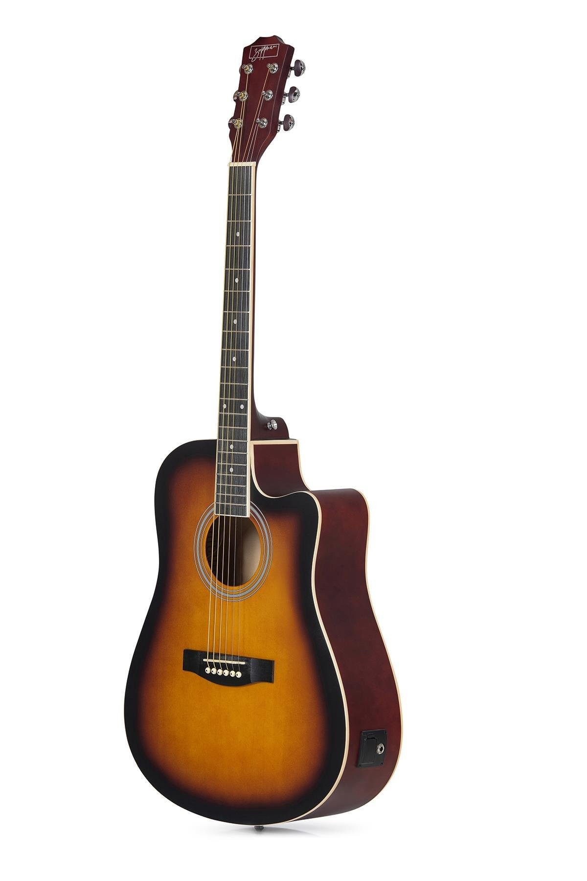 Zoppran ACZP150SB Sunburst Elektro Akustik Gitar