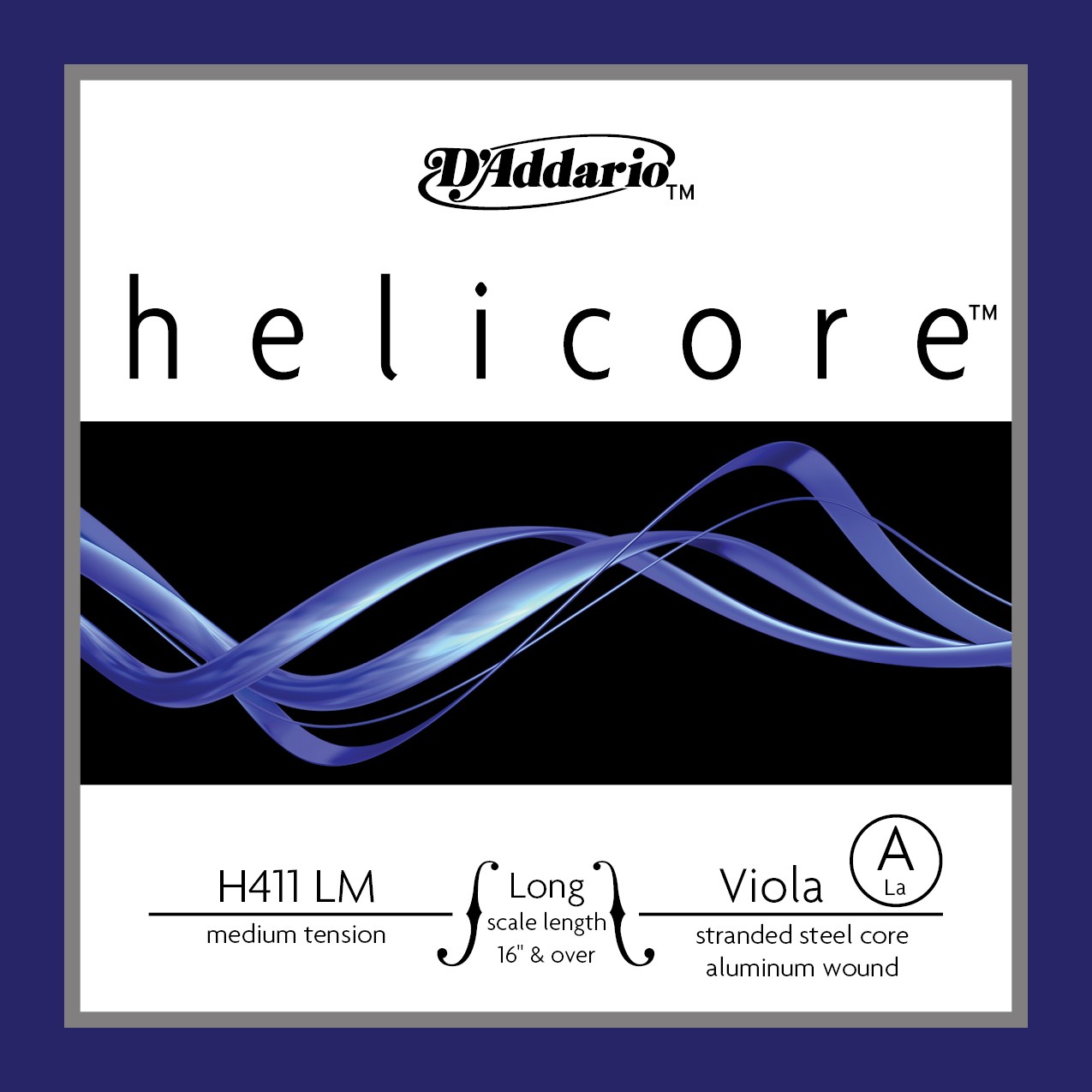 VIOLA TEK TEL, HELICORE, A-LA, LONG SCALE, MEDIUM