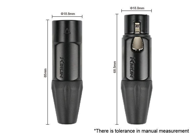 Kırlın Orıgınal MP-470-6M BK Xlr Erkek / Xlr Dişi Mikrofon Kablosu