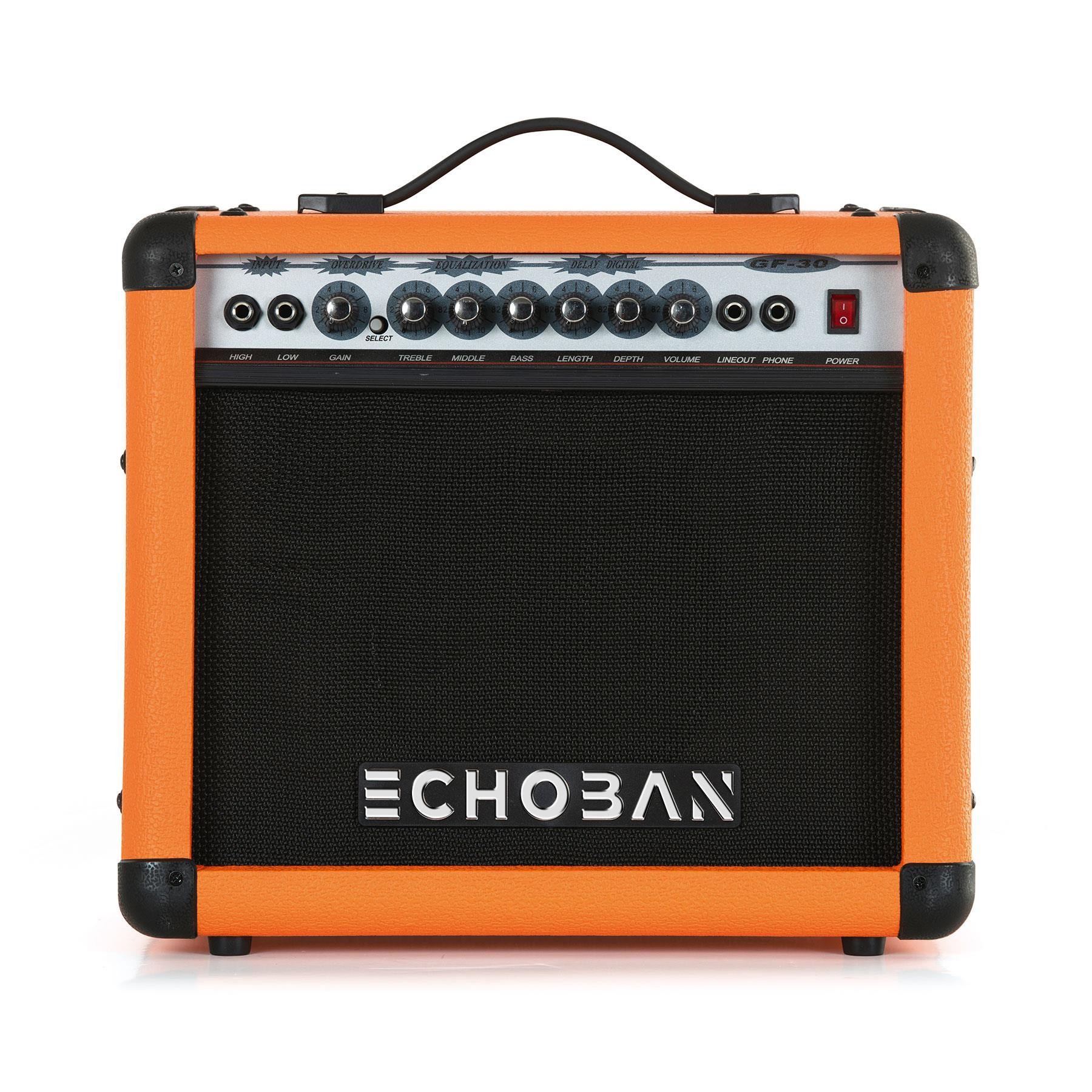 Echoban GA30 30 Watt Turuncu Gitar Amfisi