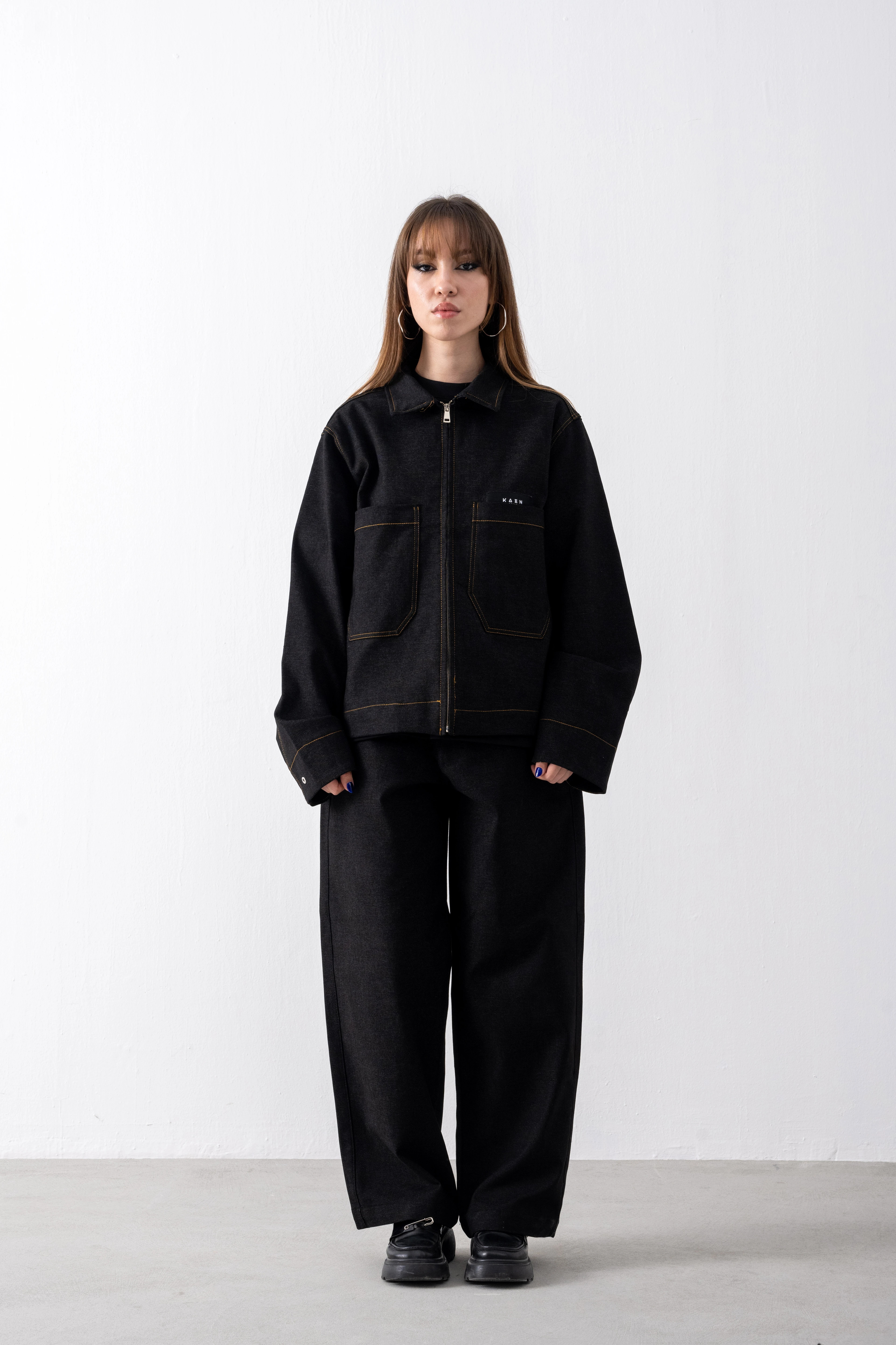 Kaen Tokyo Siyah Denim Ceket