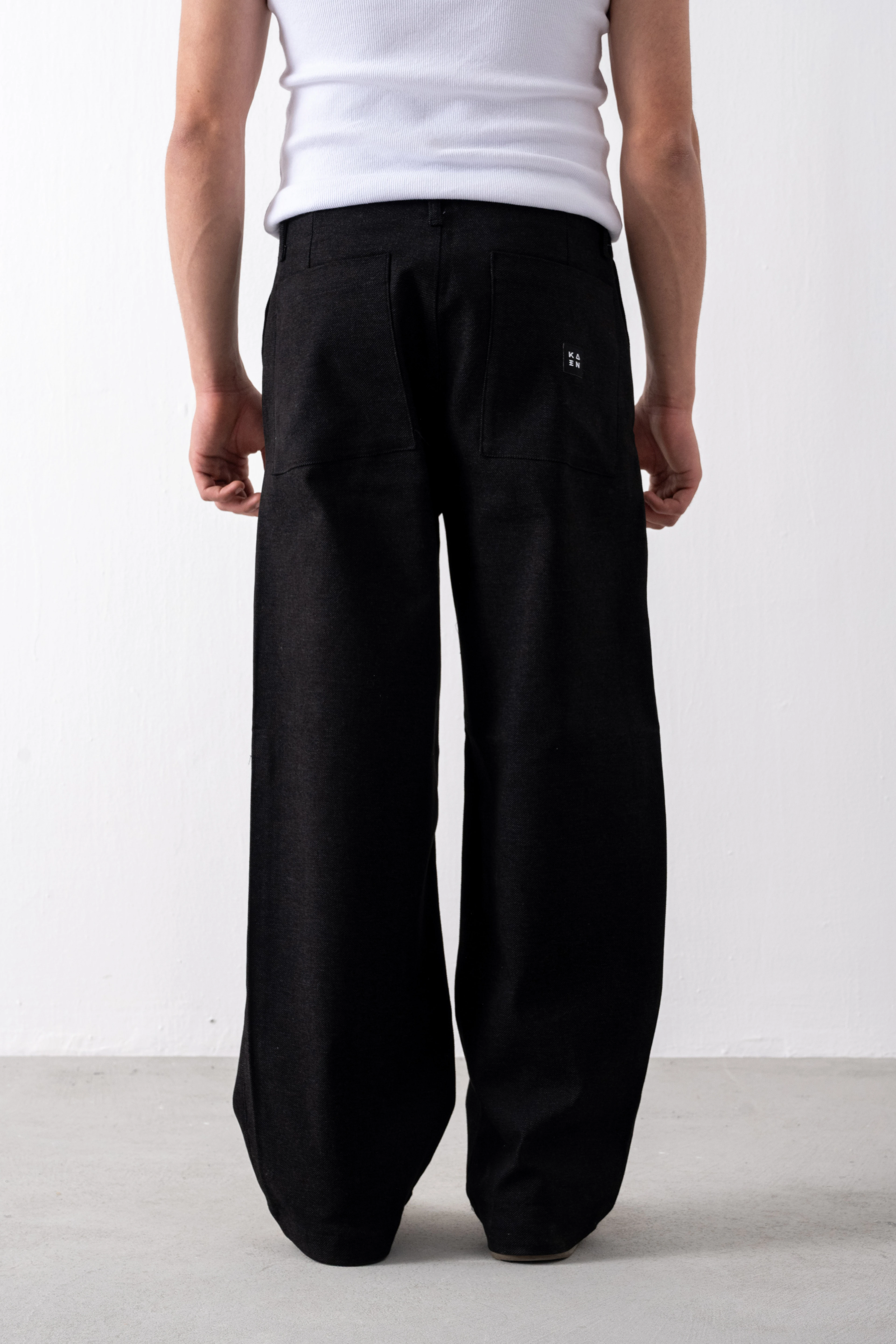 Kaen Tokyo Siyah Denim Pantolon