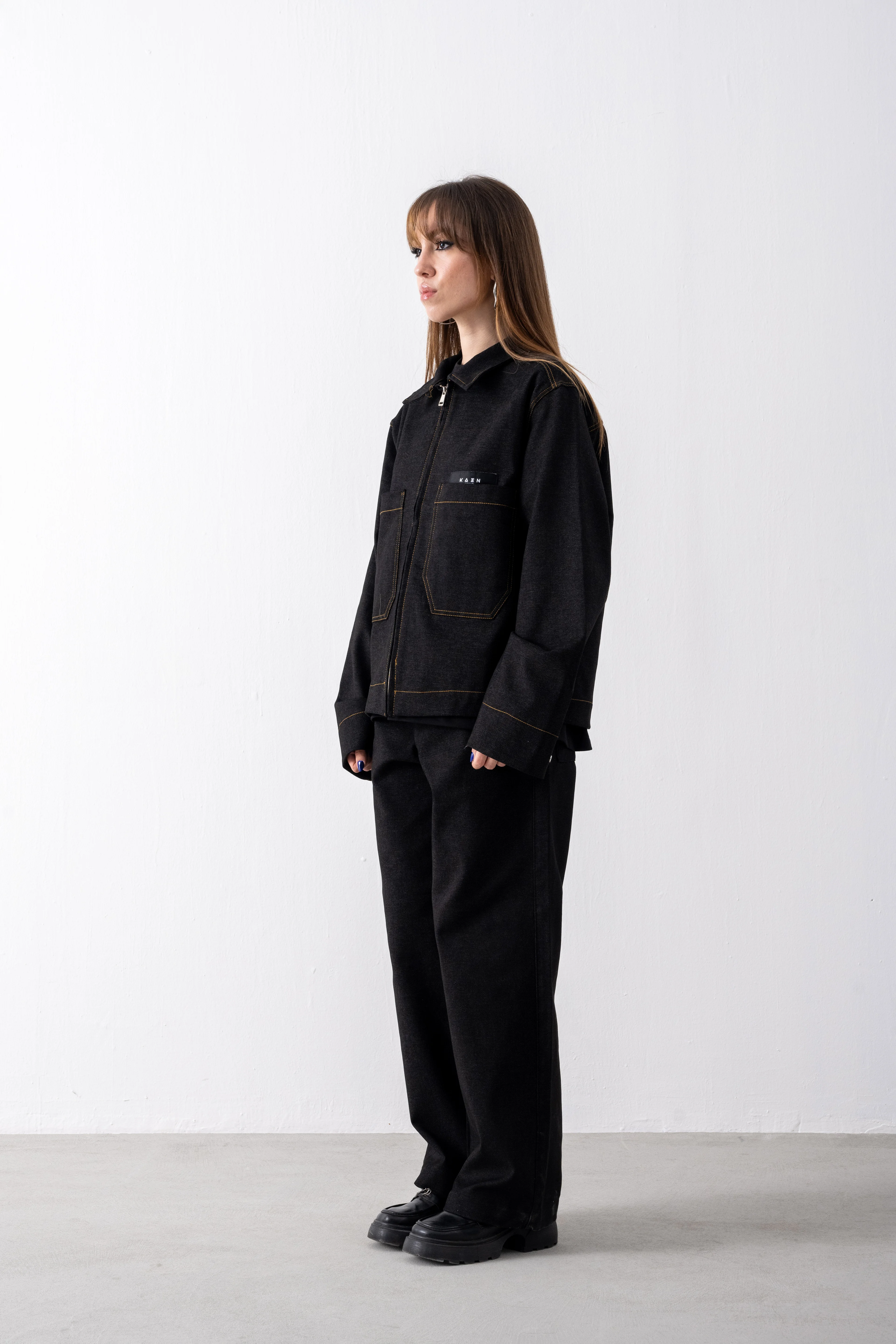 Kaen Tokyo Siyah Denim Ceket