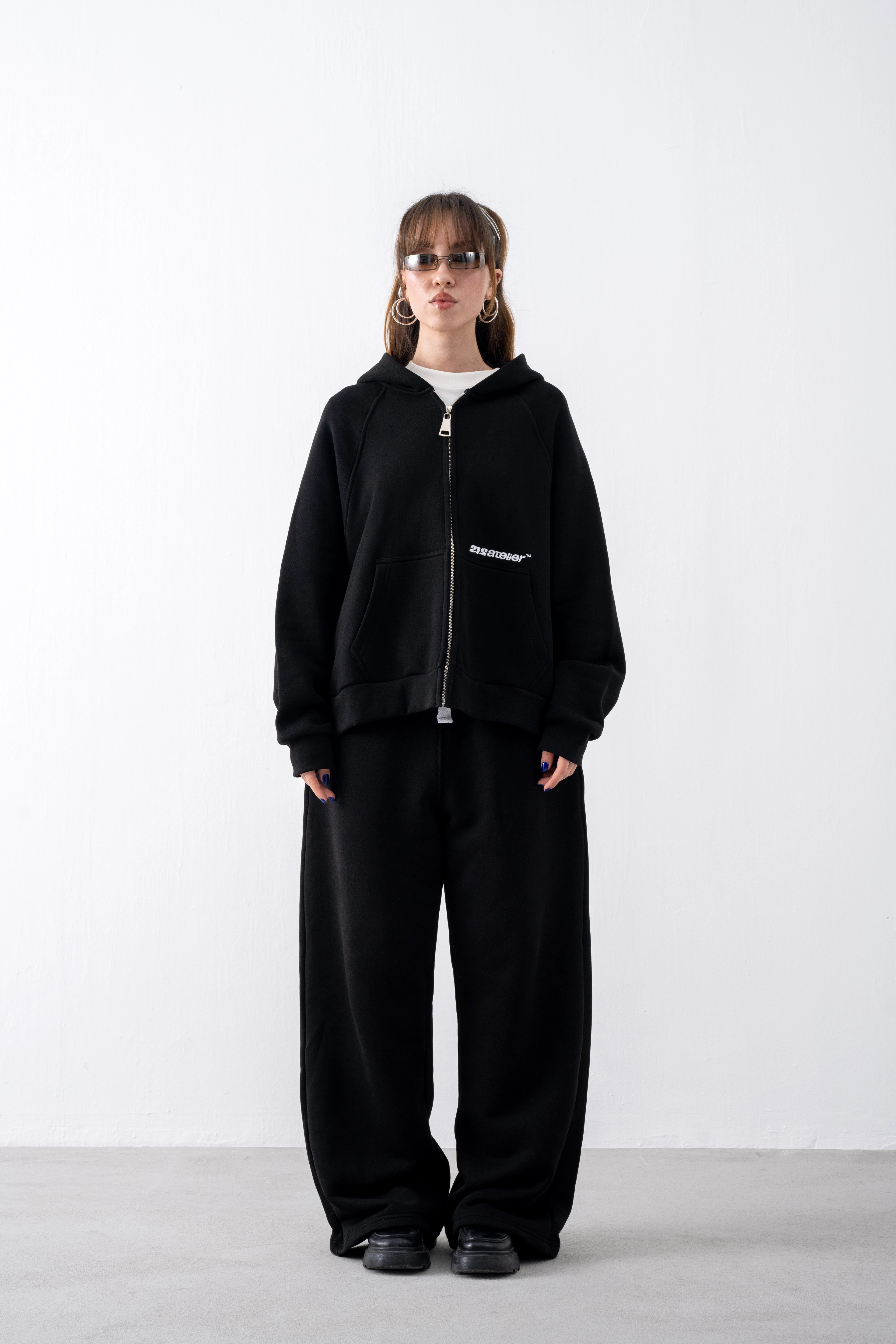 Siyah The Core 500 Zip Sweatshirt