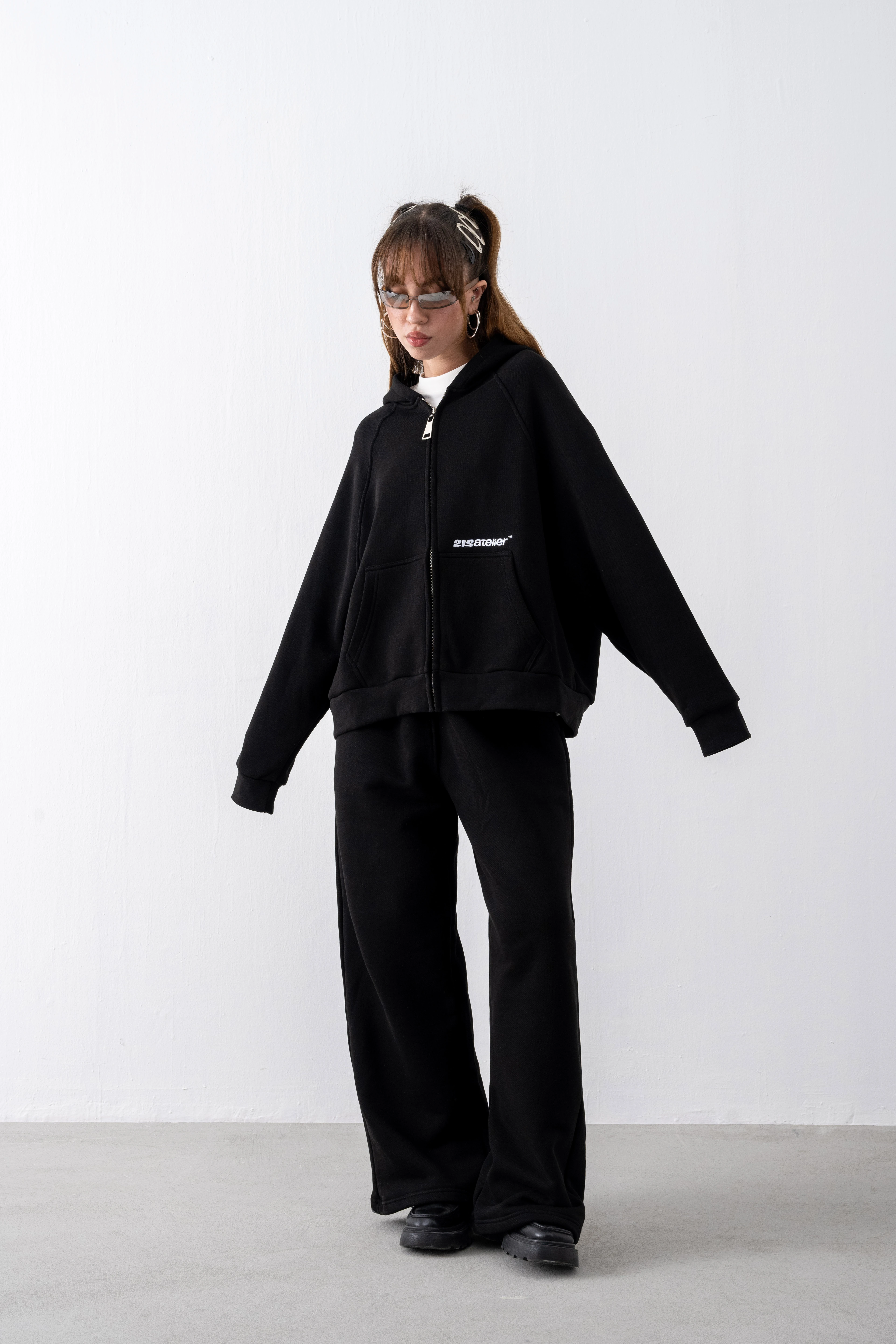 Siyah The Core 500 Zip Sweatshirt