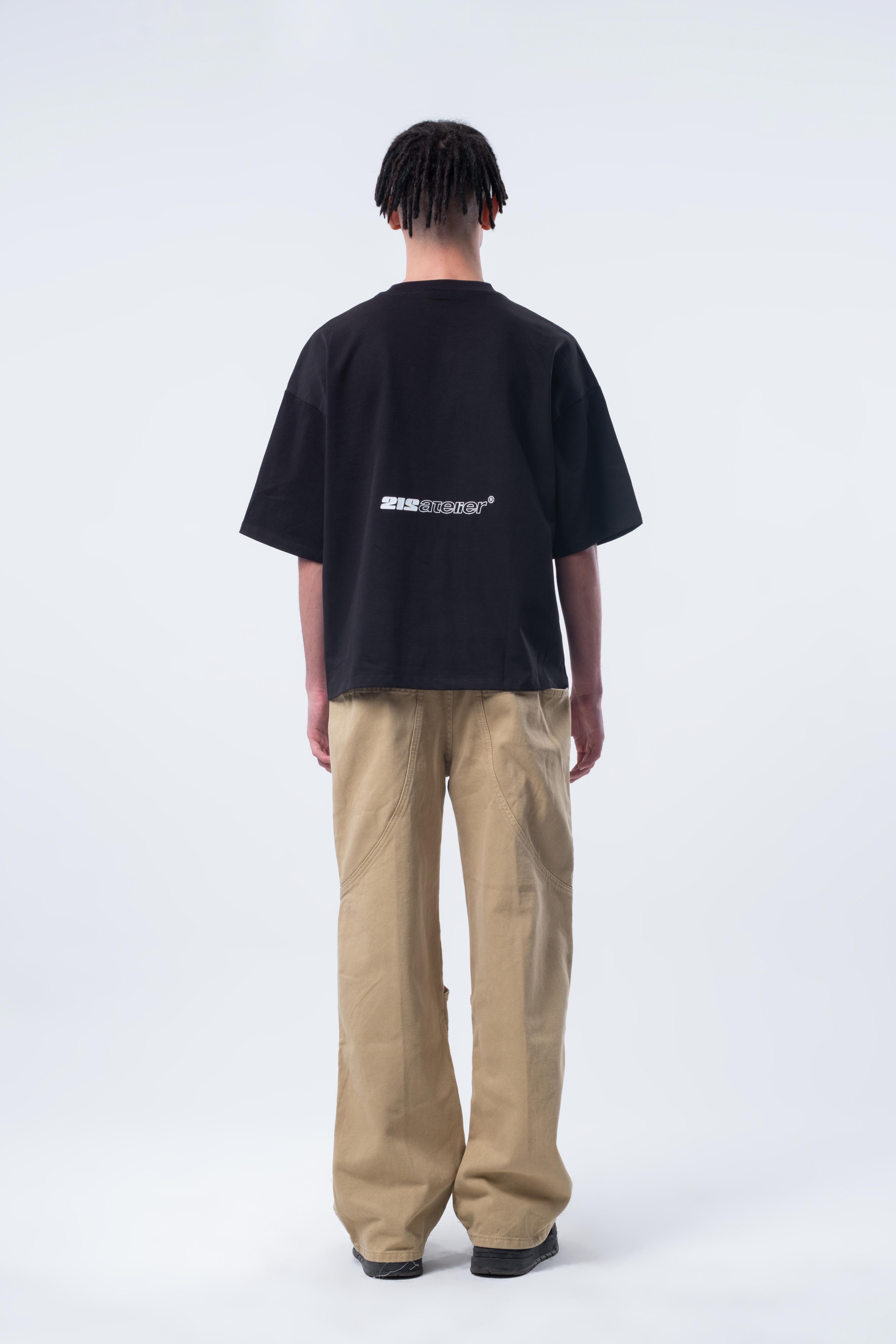 Kısa Kollu Baskılı Boxy Fit T-shirt