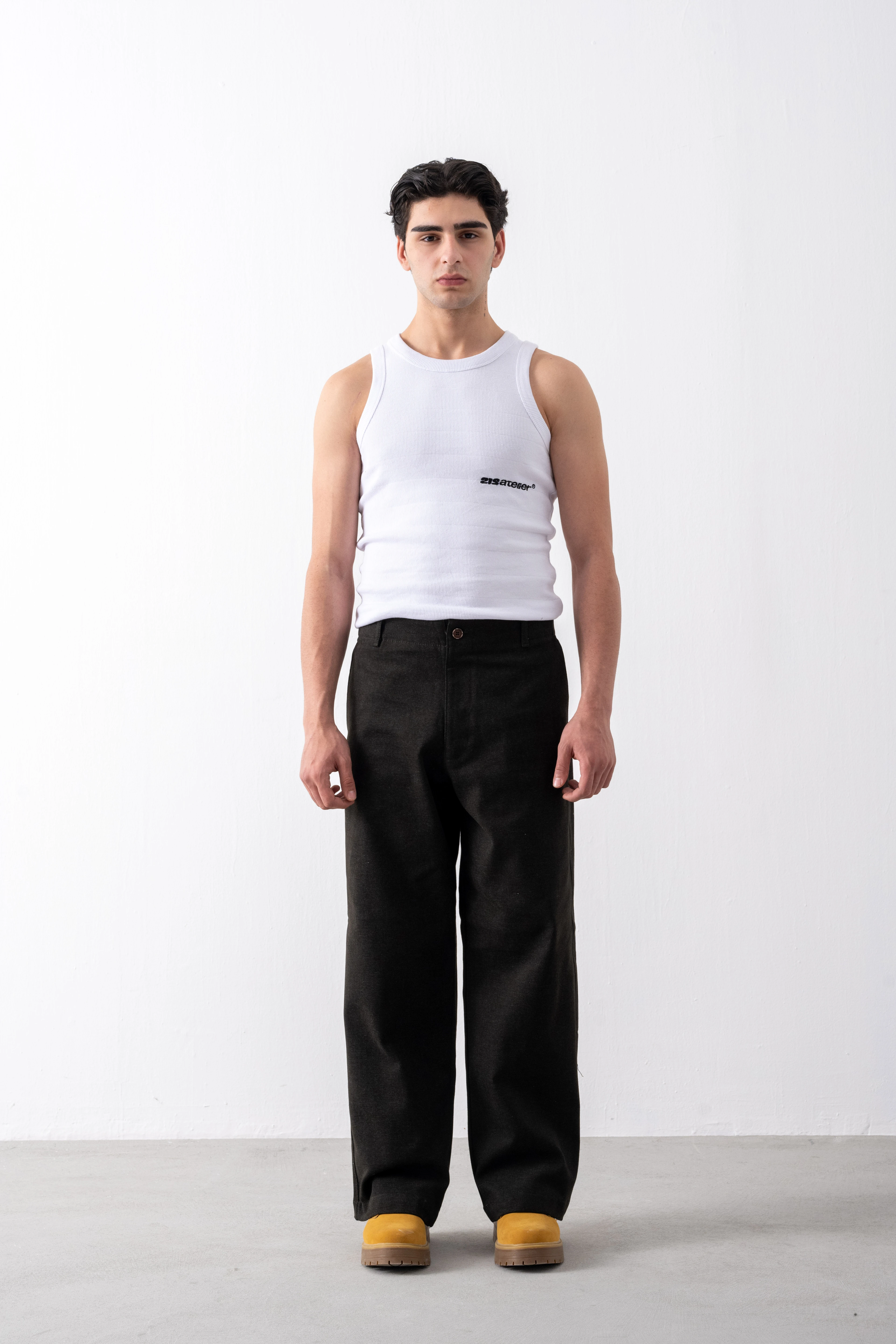 Kaen Tokyo Kahverengi Denim Pantolon