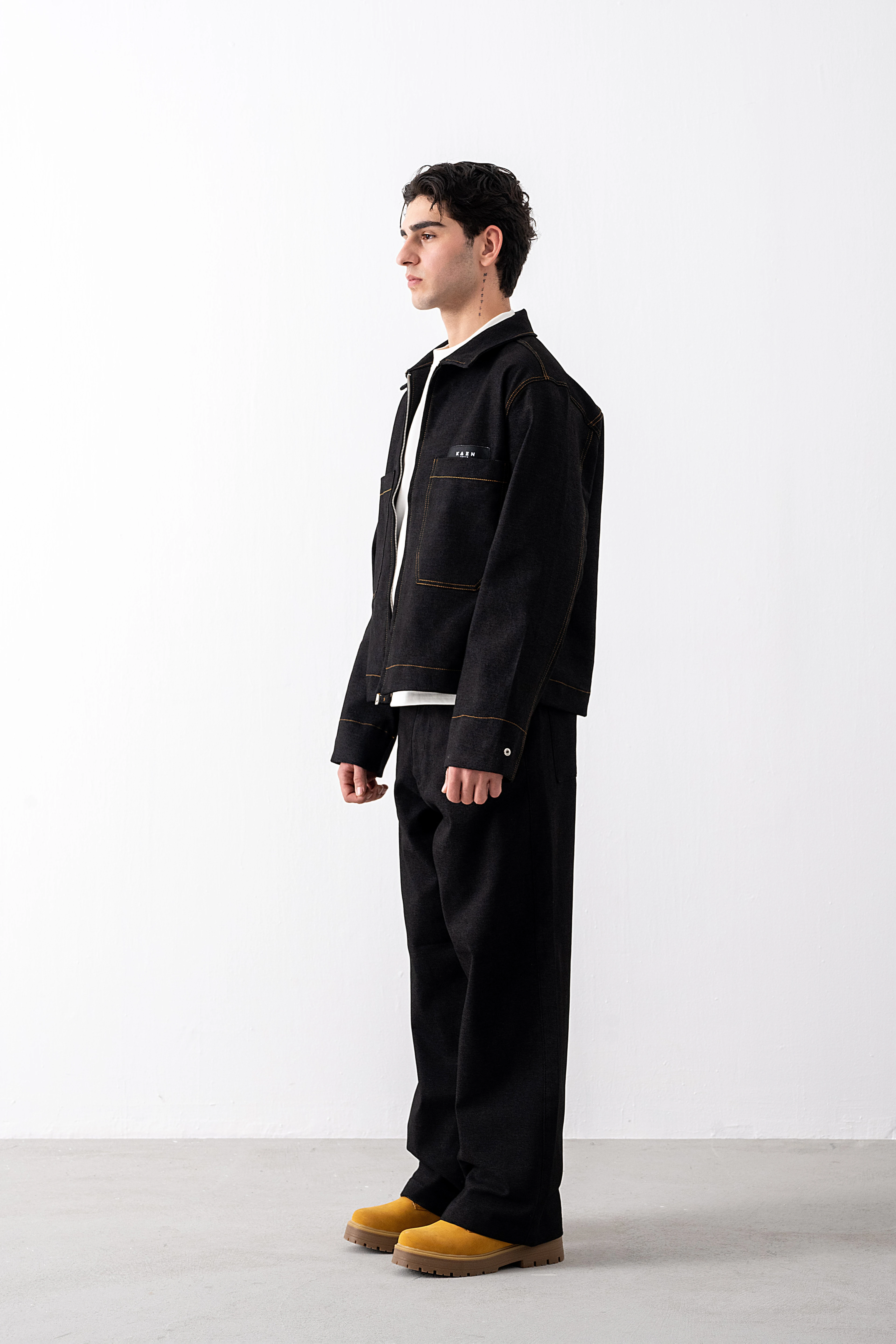 Kaen Tokyo Siyah Denim Ceket