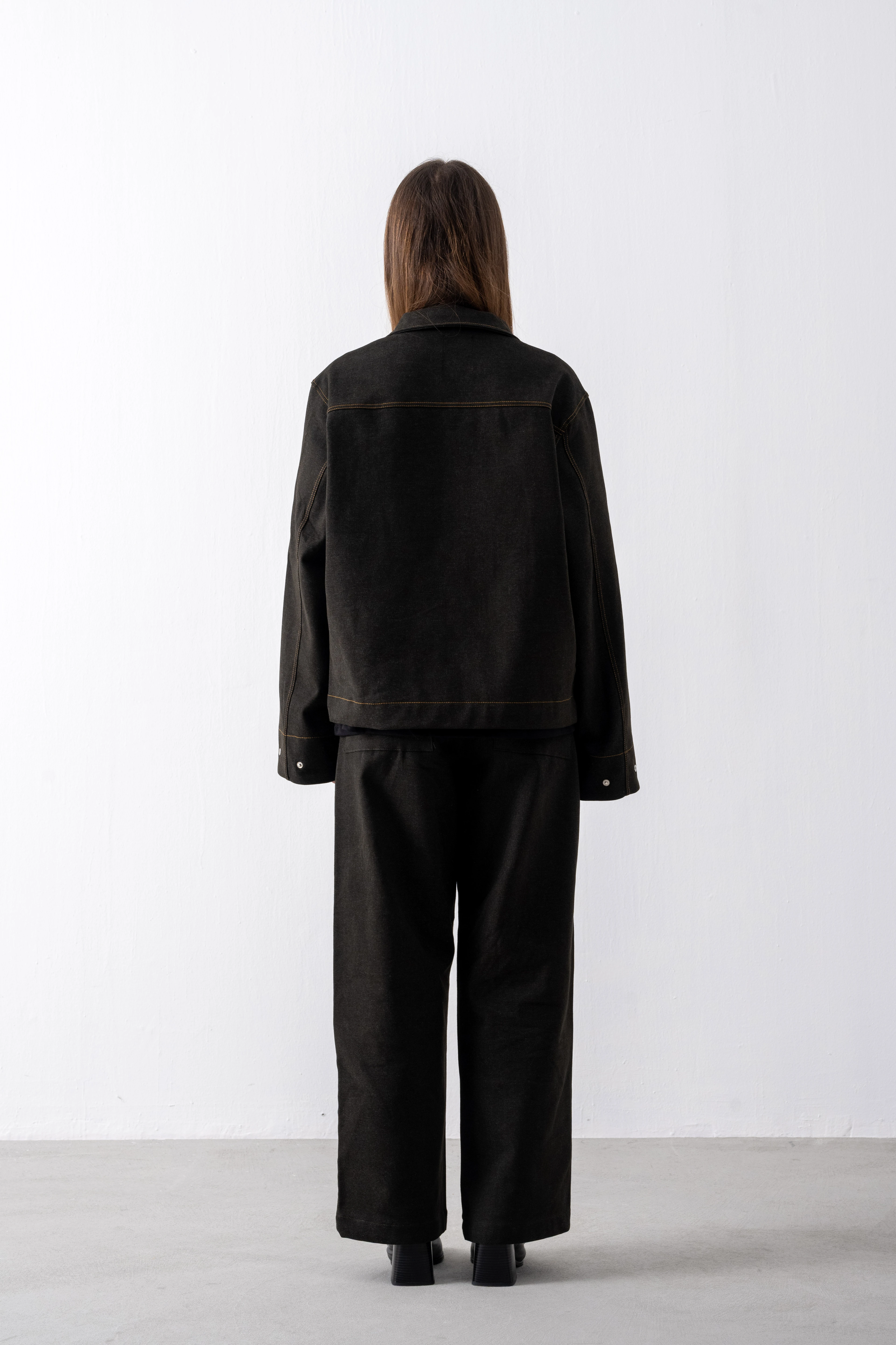  Kaen Tokyo Kahverengi Denim Ceket