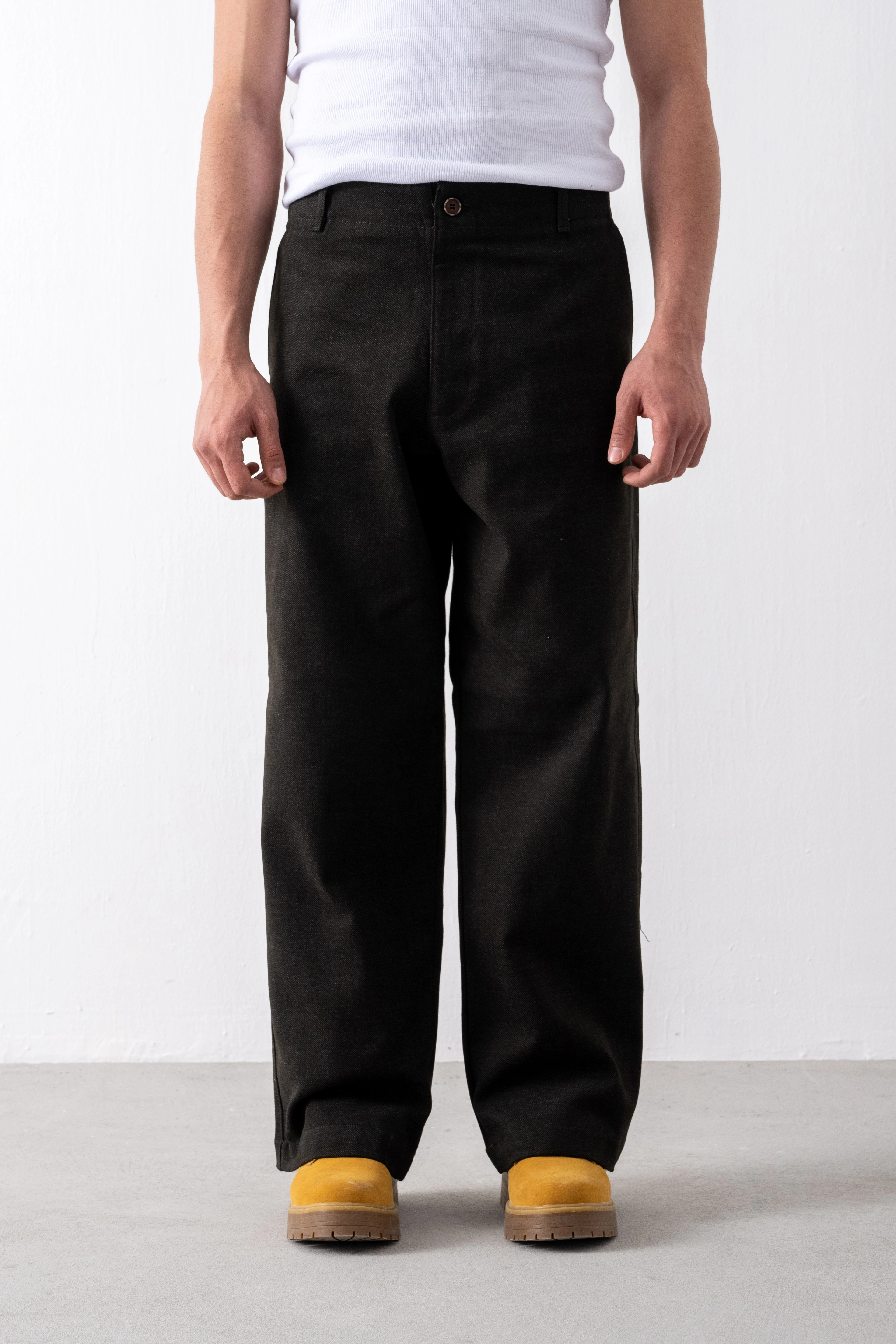 Kaen Tokyo Kahverengi Denim Pantolon