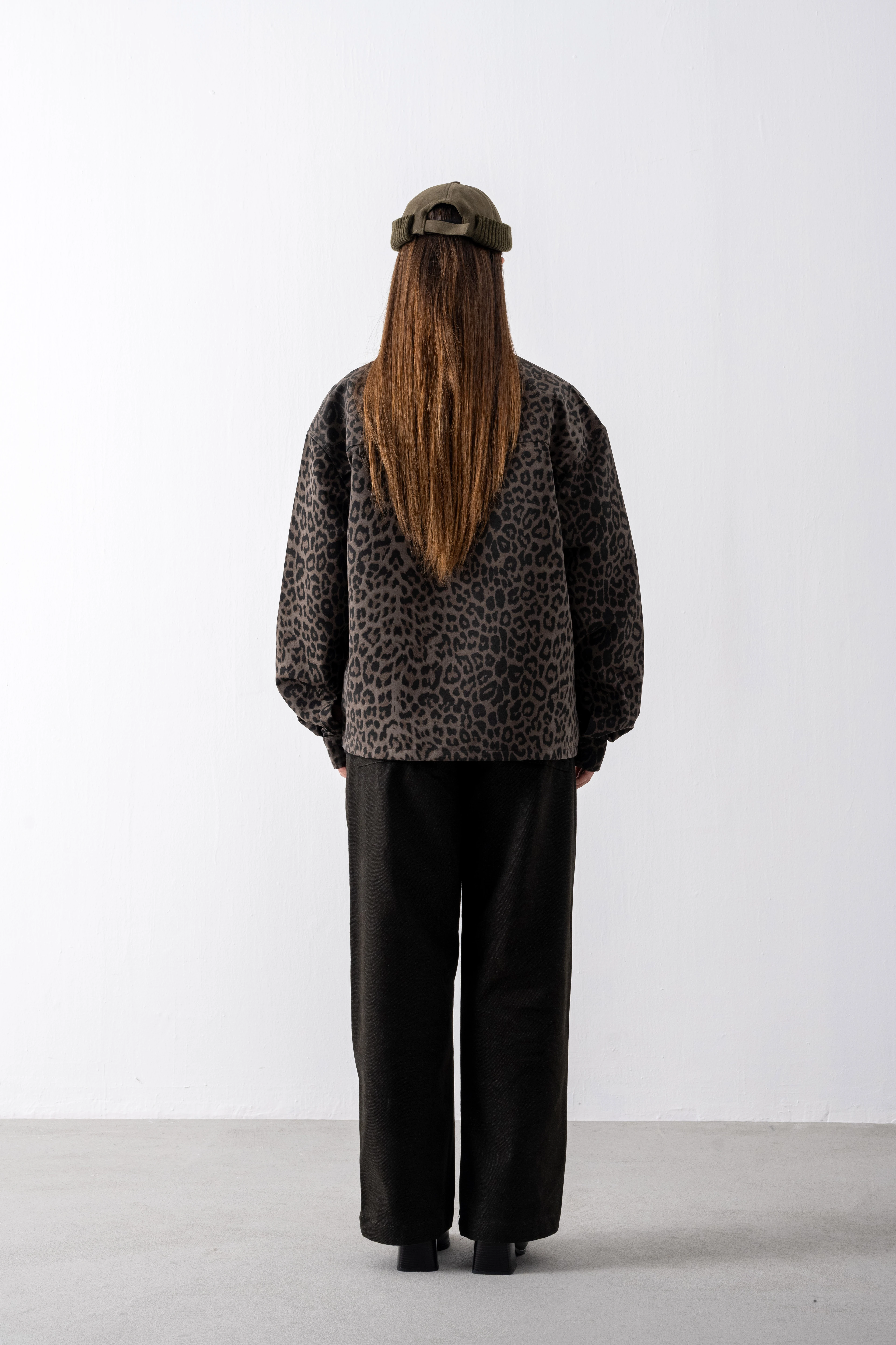 Kaen Tokyo Leopar Desen Gömlek Ceket