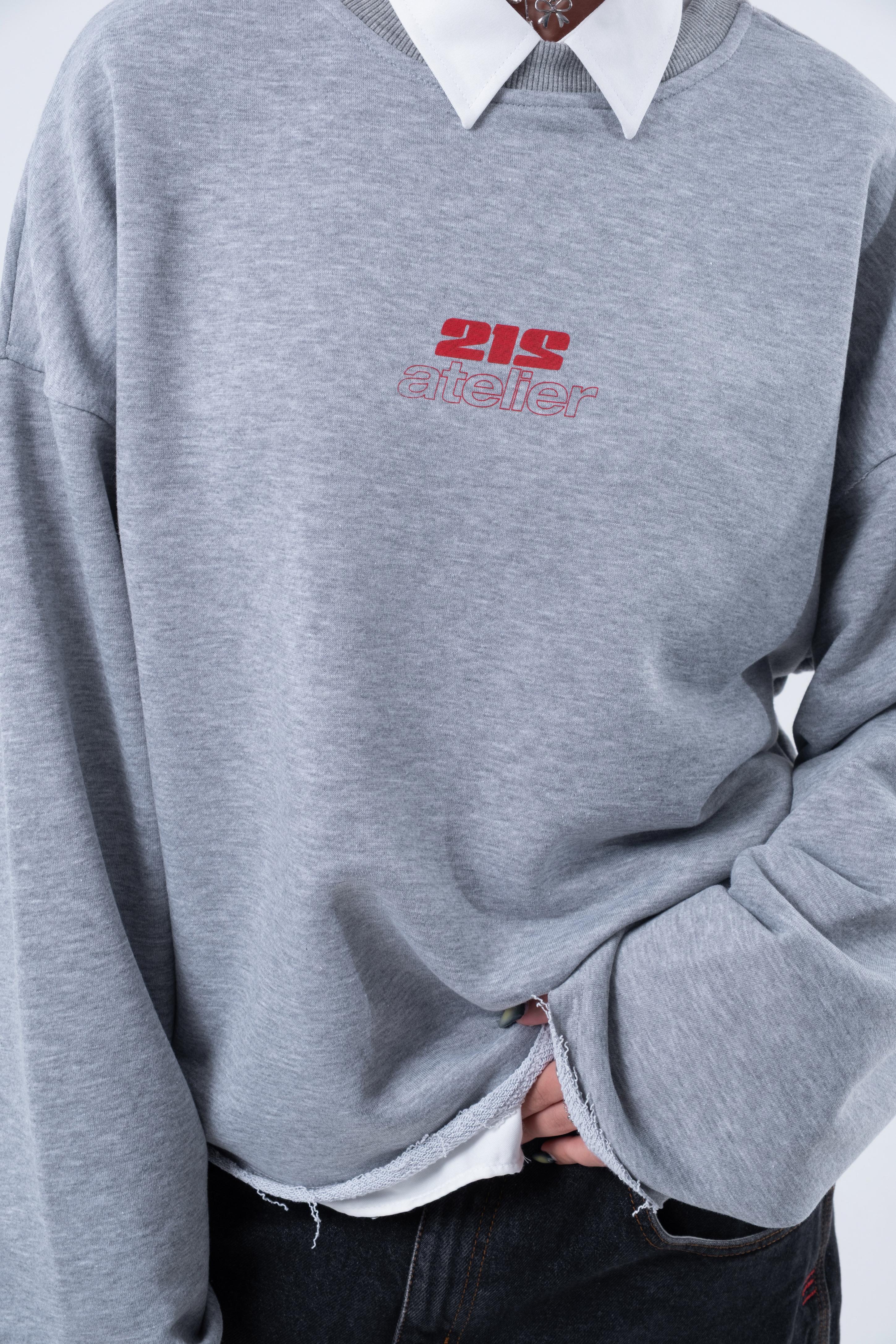 Uzun Kollu Boxy Fit Grimelanj Sweatshirt