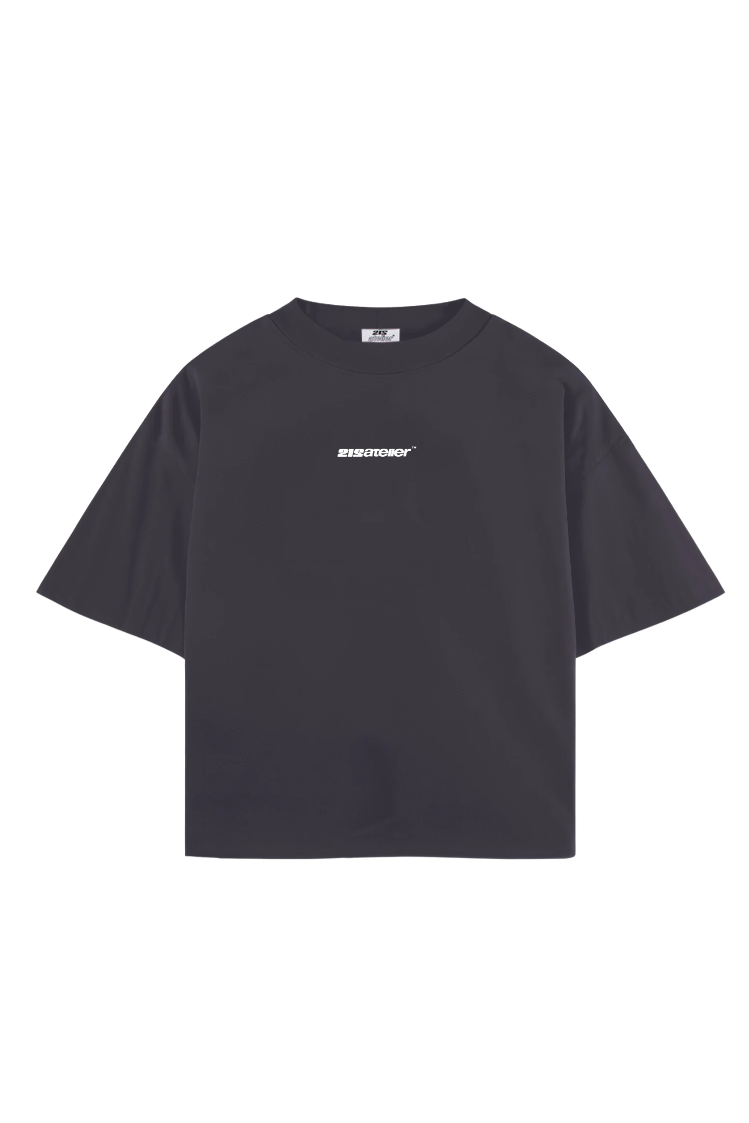 BOXY FİT BASİC ANTRASİT T-SHIRT