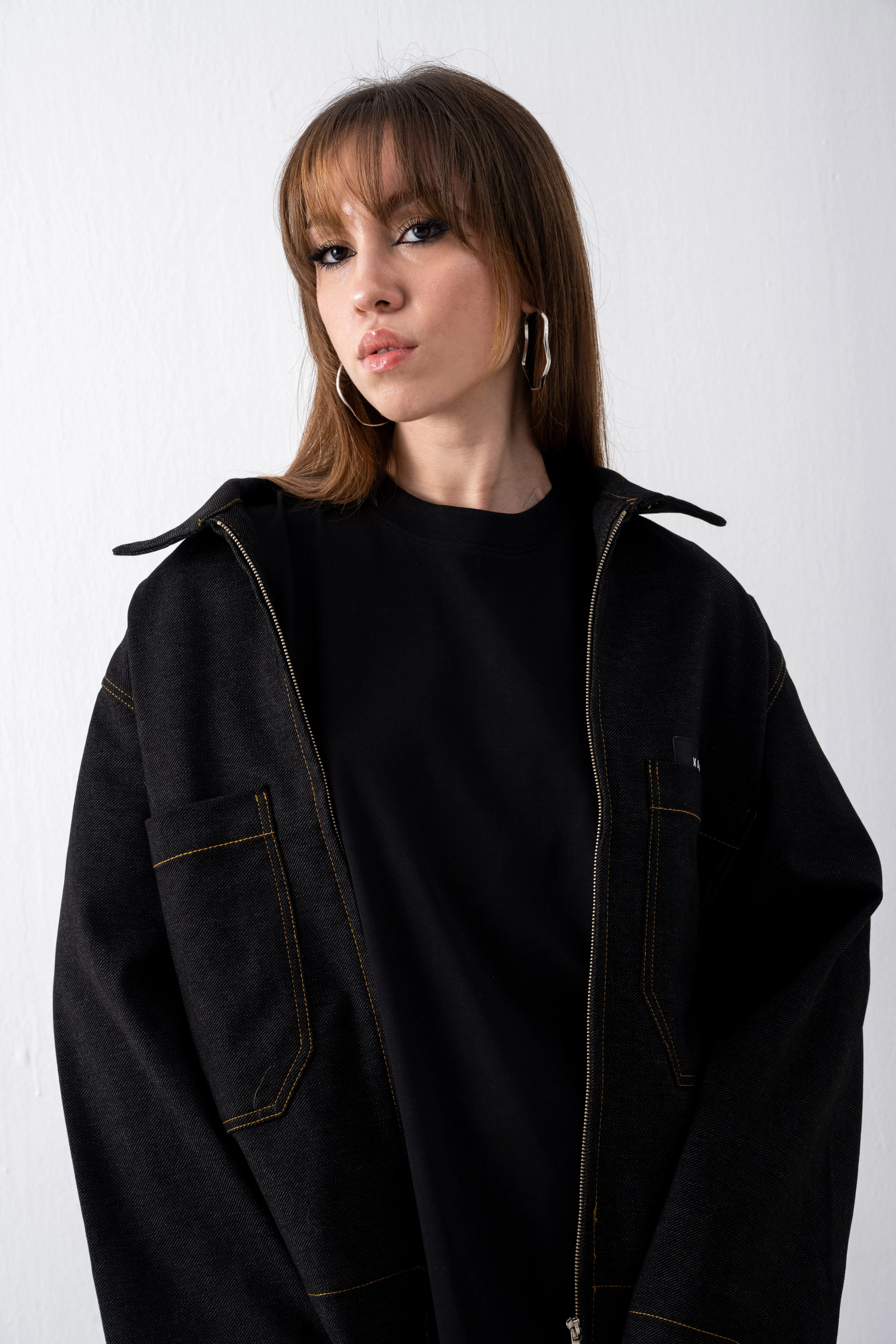 Kaen Tokyo Siyah Denim Ceket