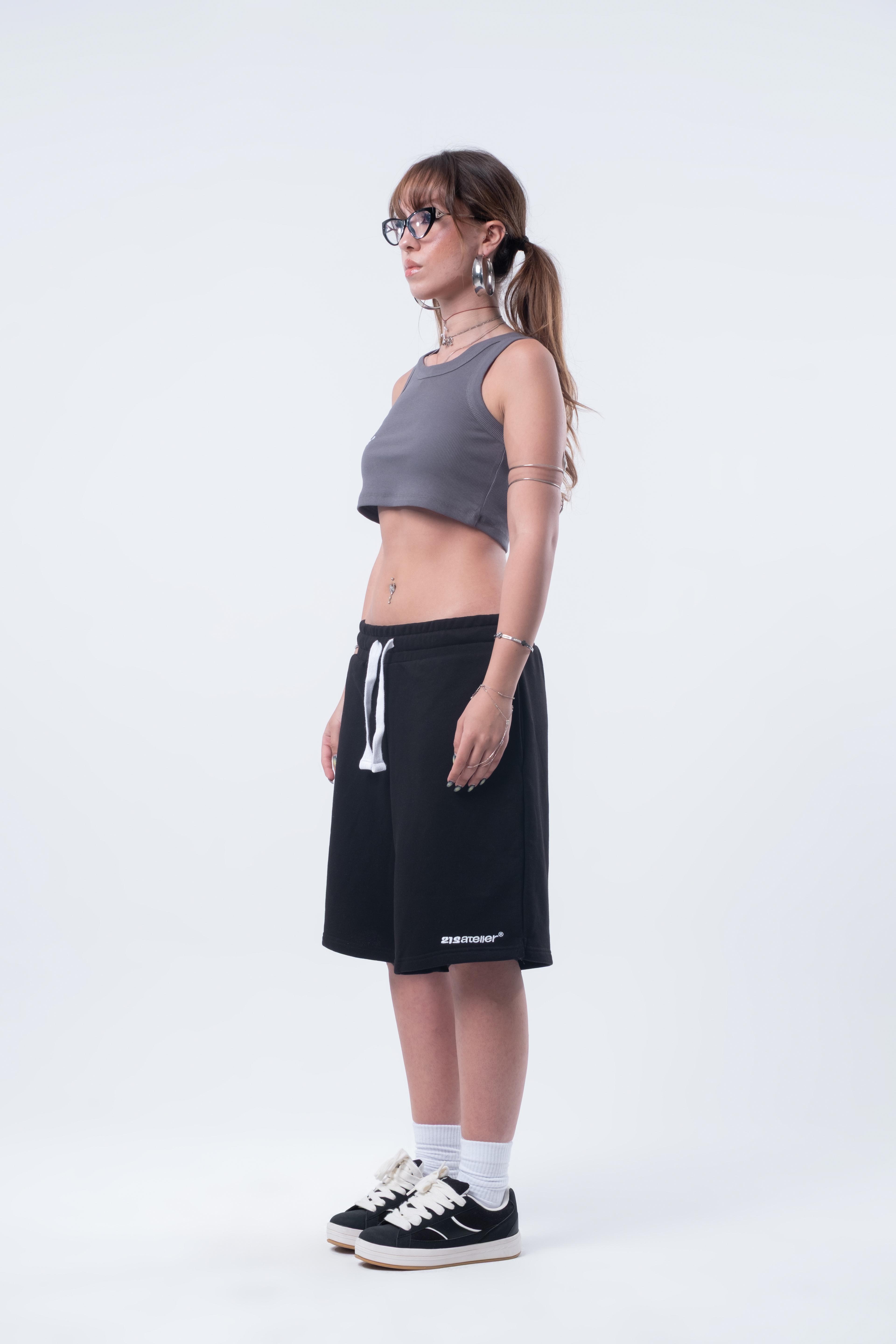 Siyah Baggy Short