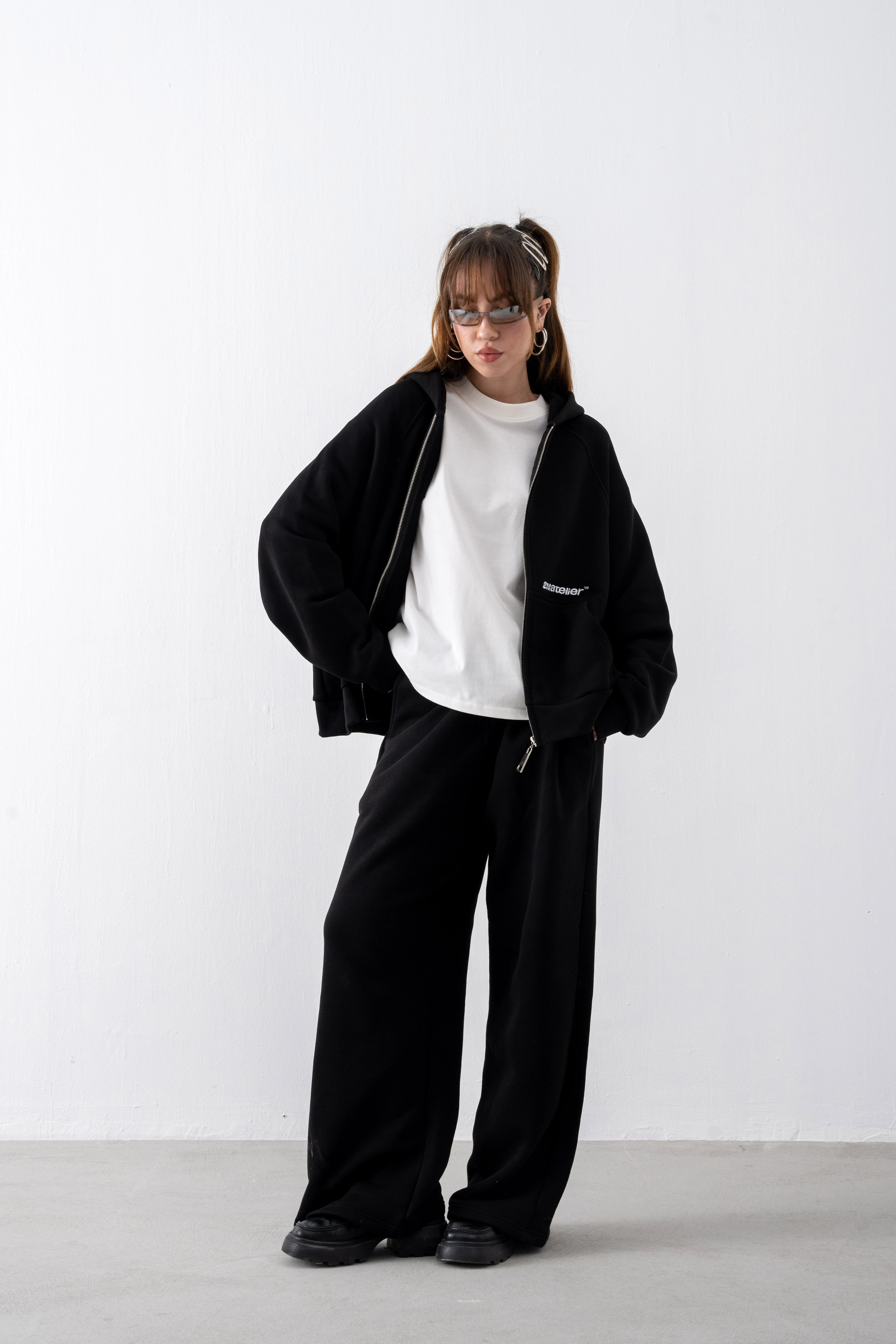 Siyah The Core 500 Zip Sweatshirt