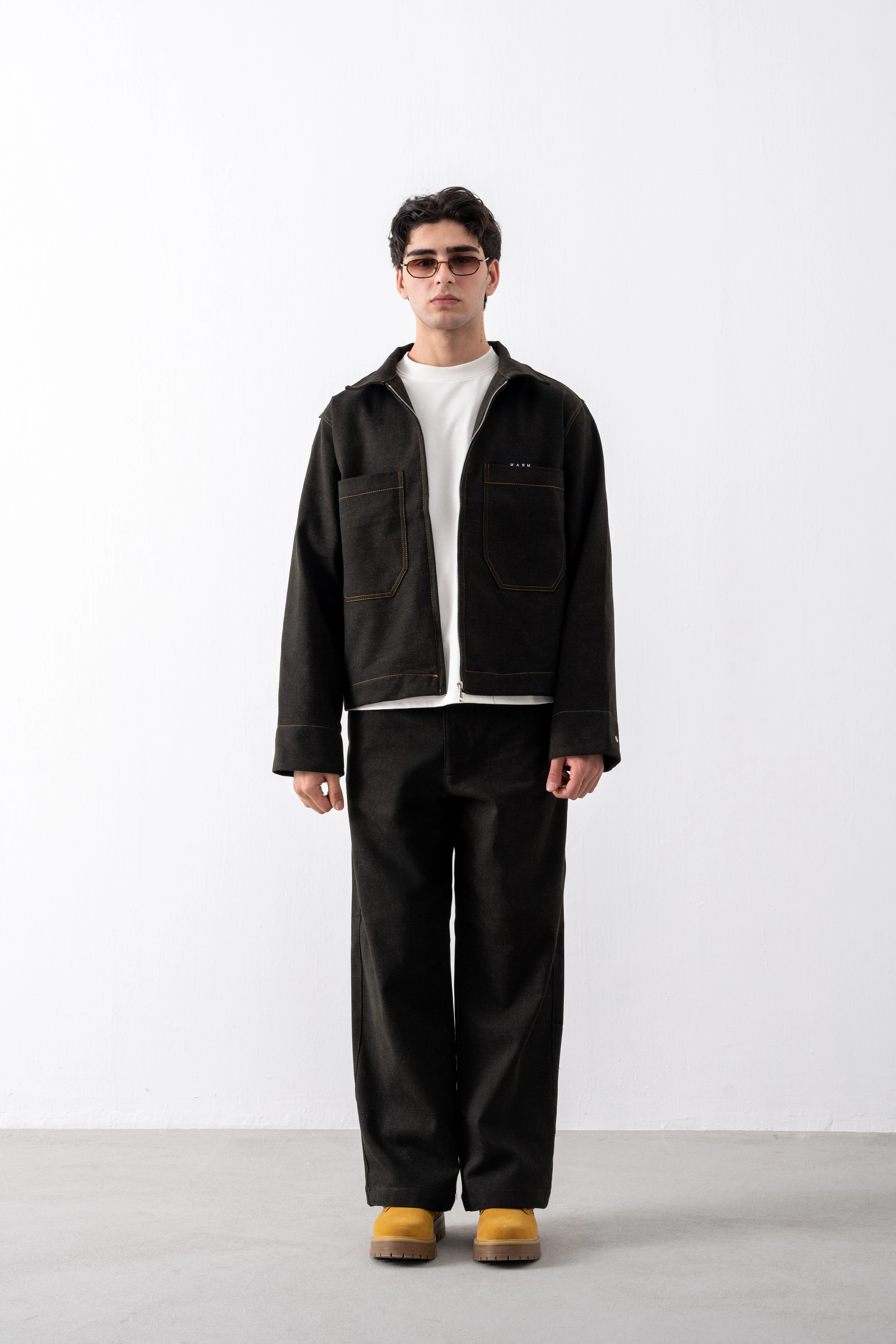  Kaen Tokyo Kahverengi Denim Ceket