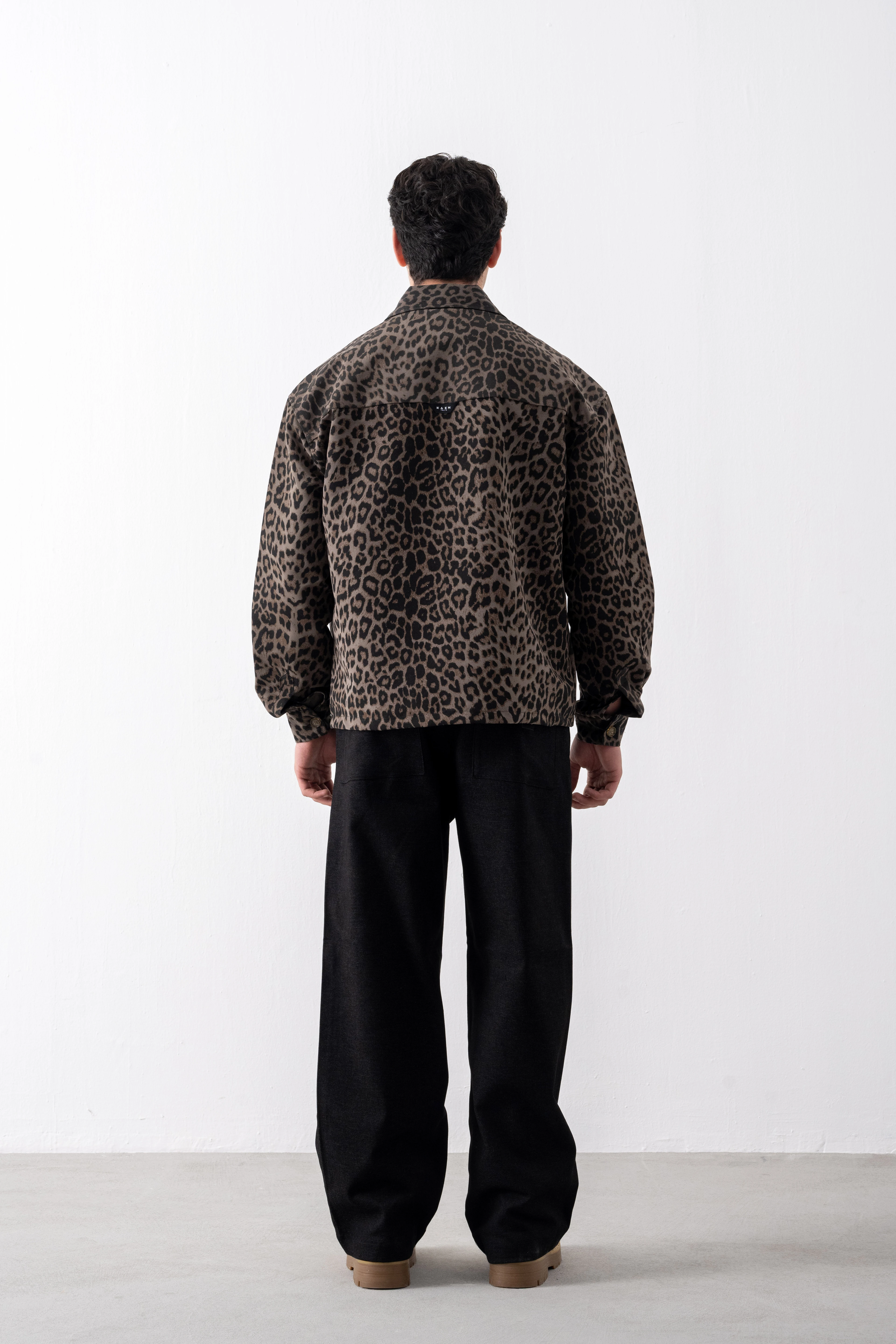 Kaen Tokyo Leopar Desen Gömlek Ceket