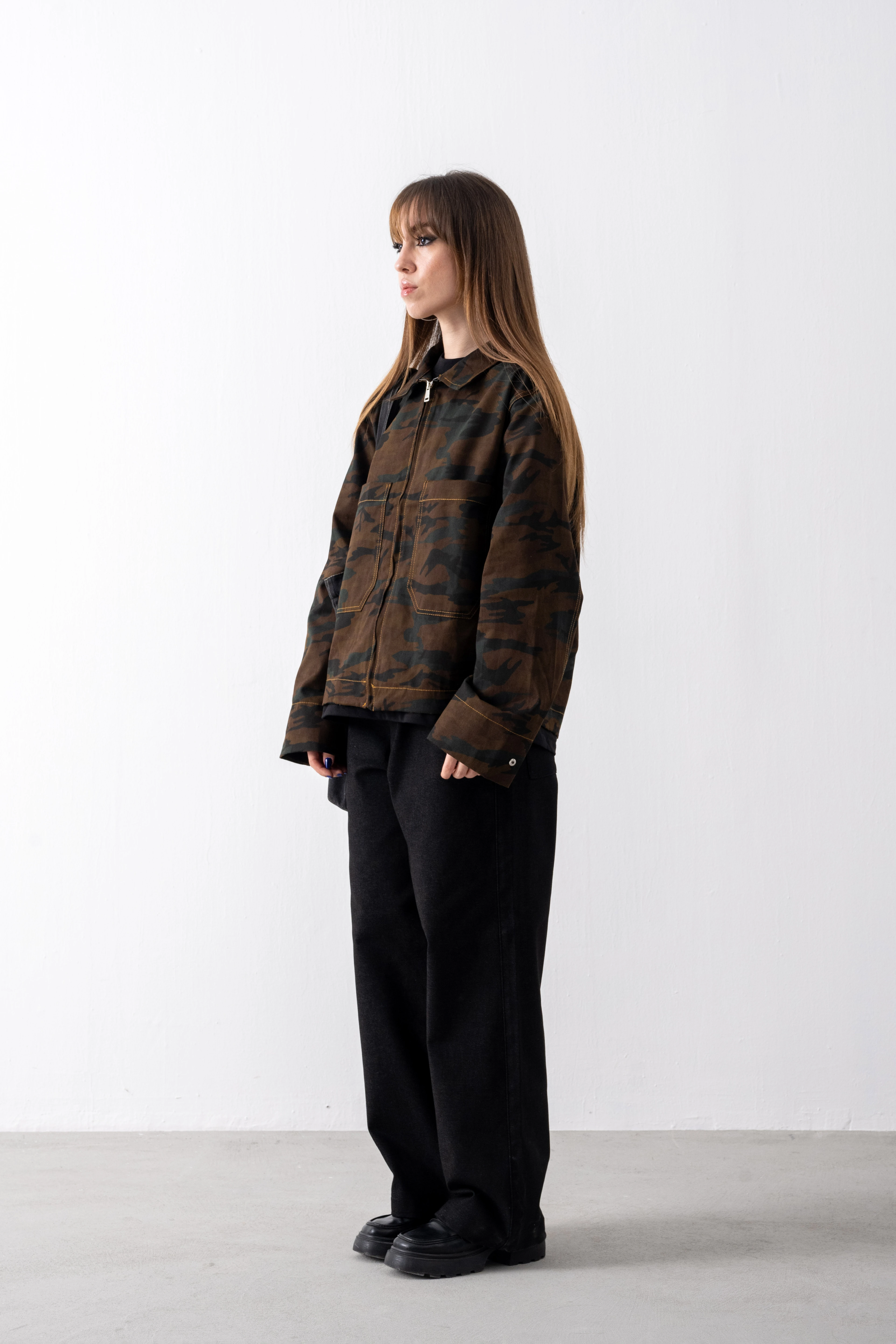 Kaen Tokyo Camo Brown Ceket