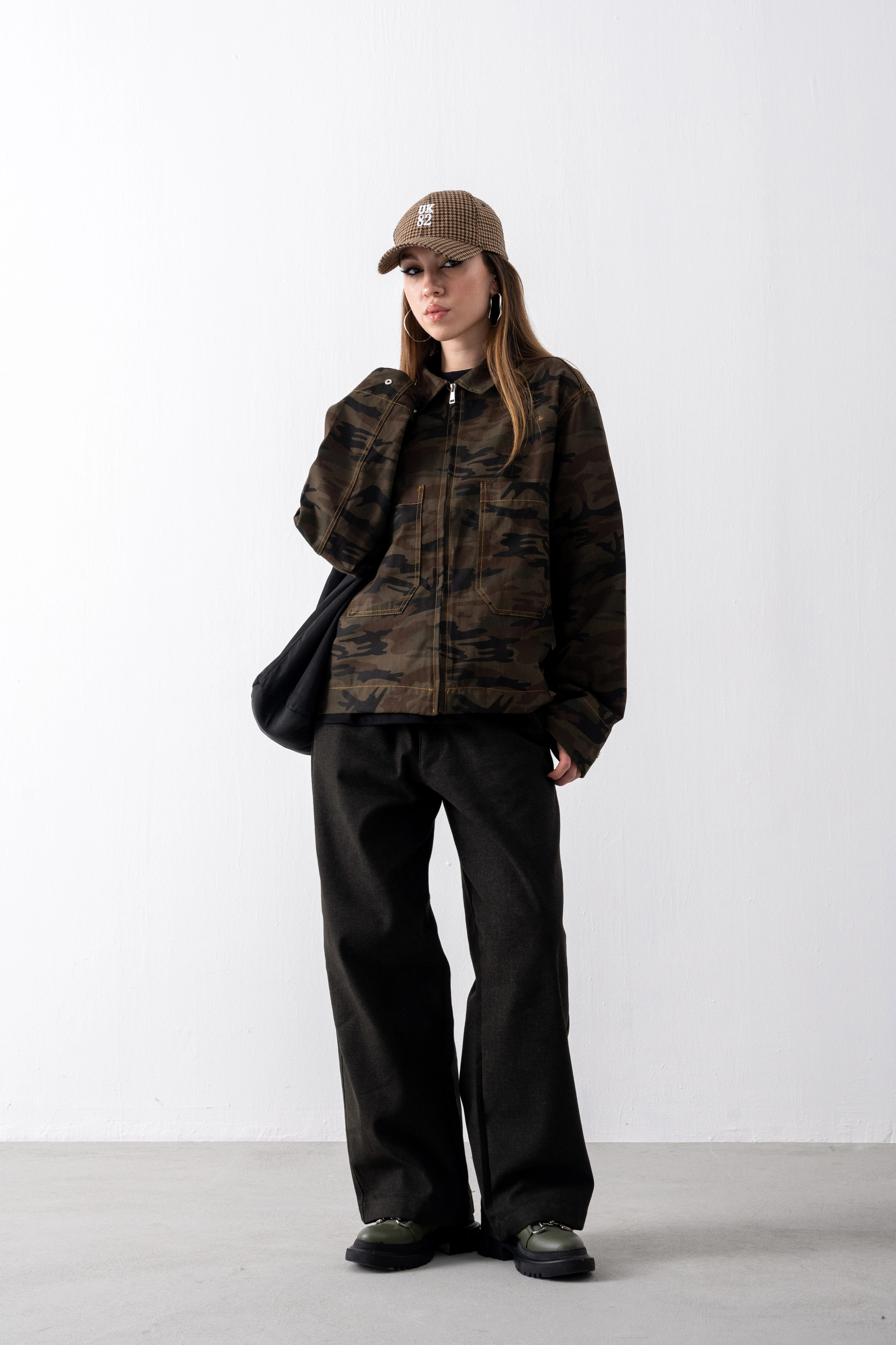 Kaen Tokyo Camo Green Ceket