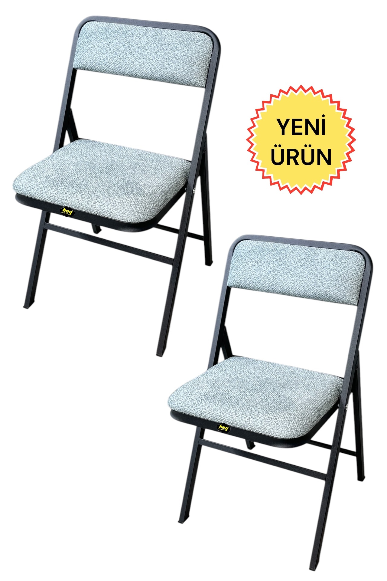 Katlanır Kamp Sandalyesi Piknik Sandalyesi Kumaş 2'li