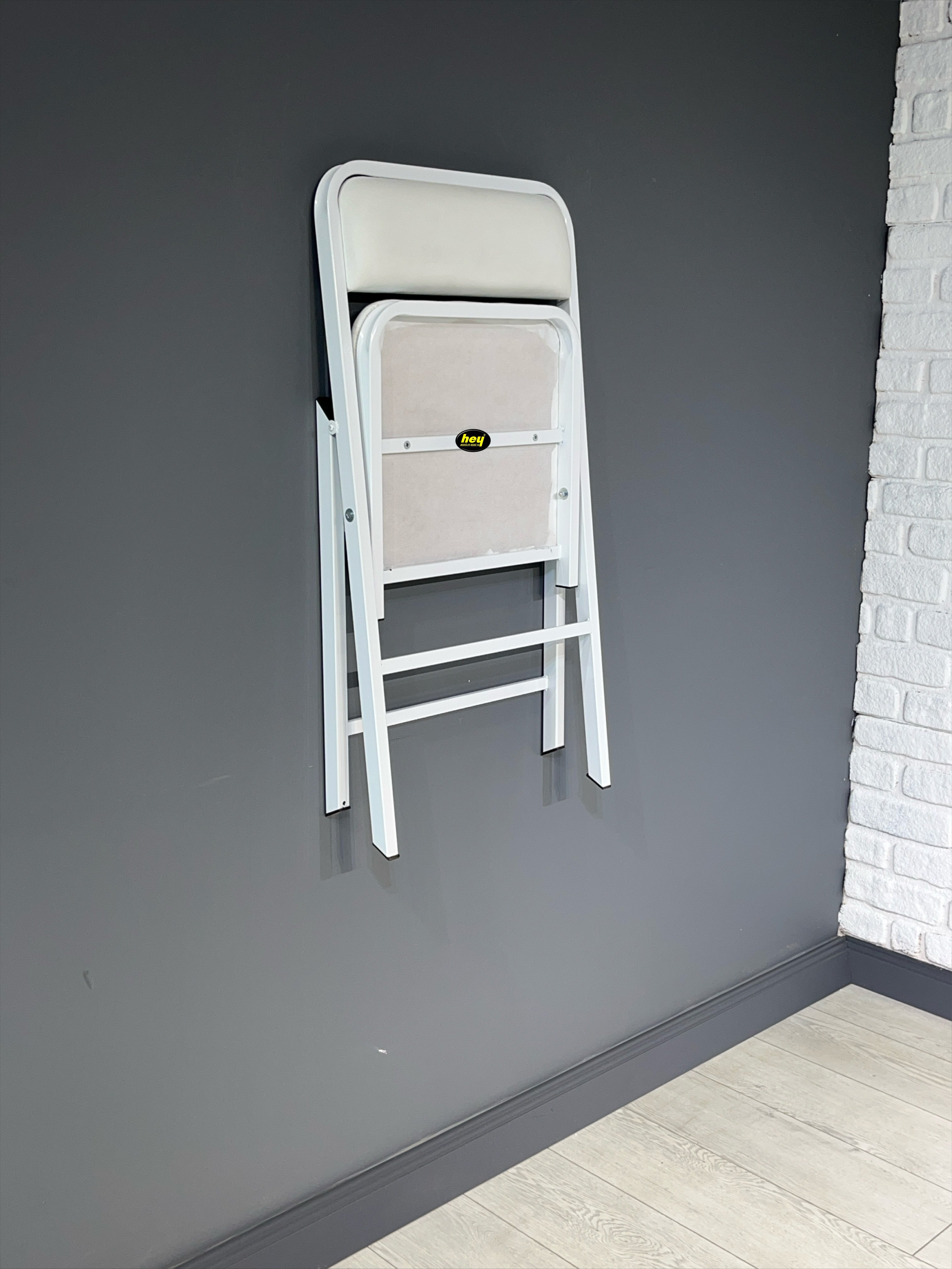 Hey Katlanır Mutfak Sandalyesi Yemek Balkon Bahçe Otel Kafe Katlanır Sandalyesi Beyaz