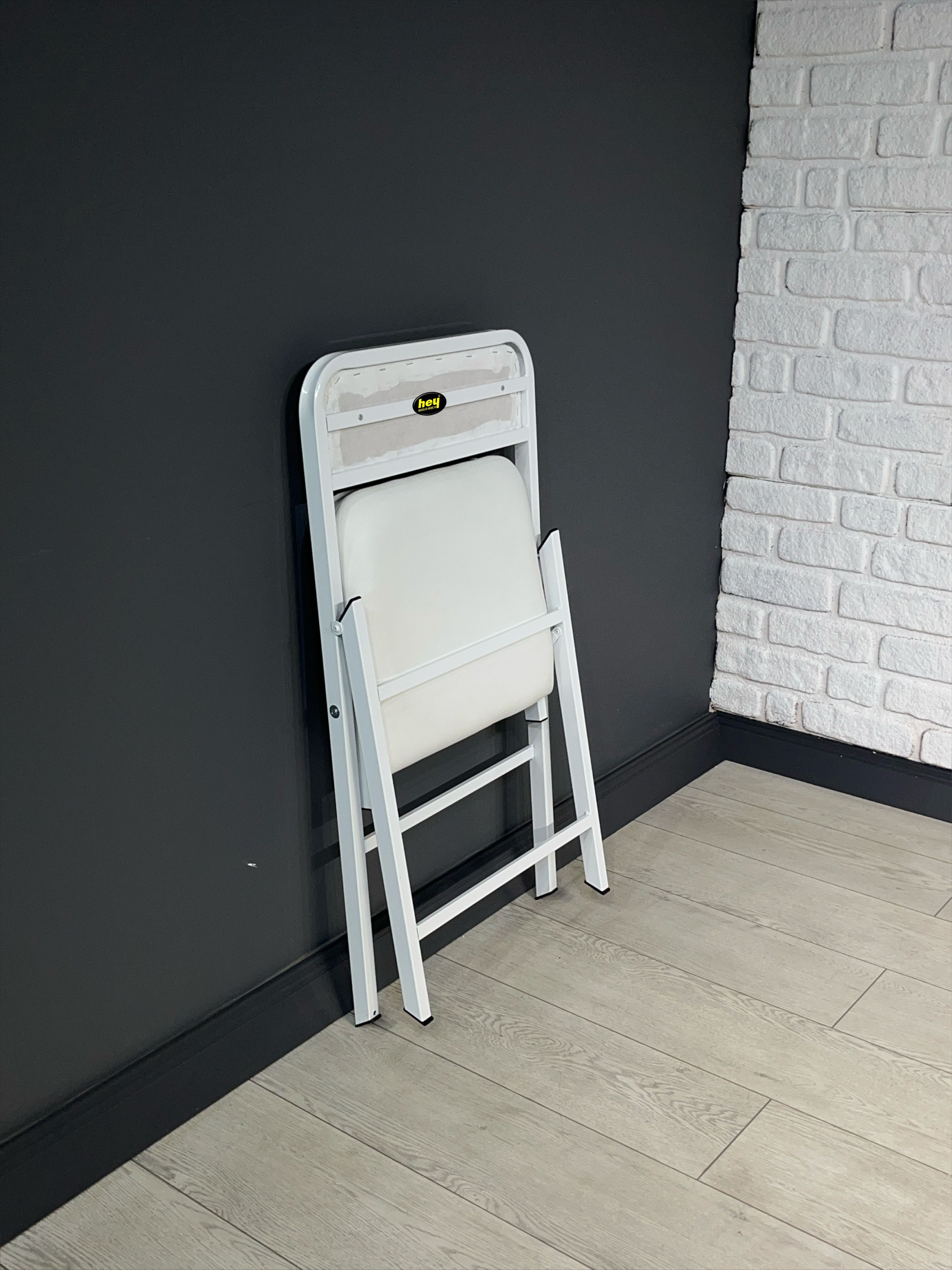 Hey Katlanır Mutfak Sandalyesi Yemek Balkon Bahçe Otel Kafe Katlanır Sandalyesi Beyaz