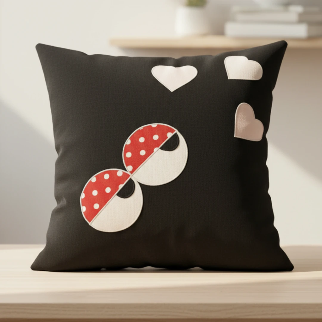 Benekli Göz Yastık Kılıfı