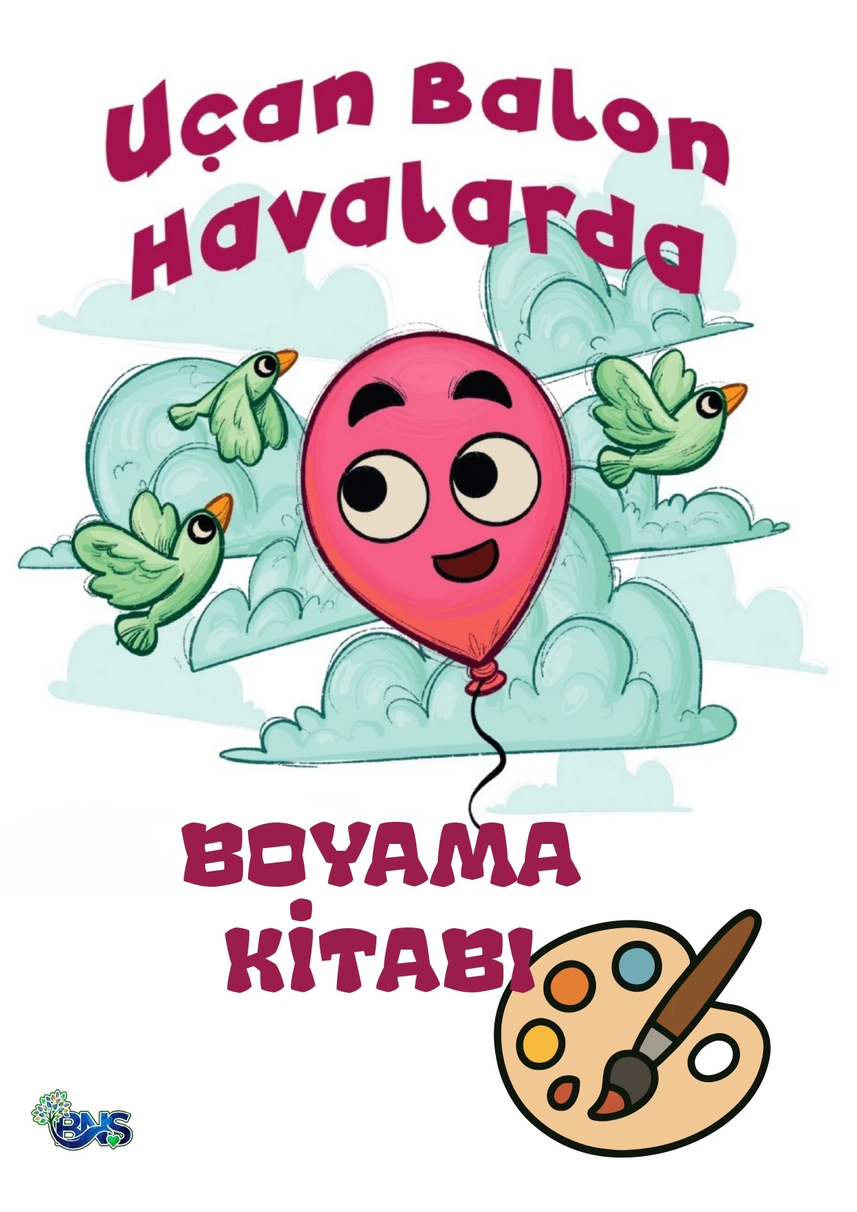 Uçan Balon - Boyama Kitabı