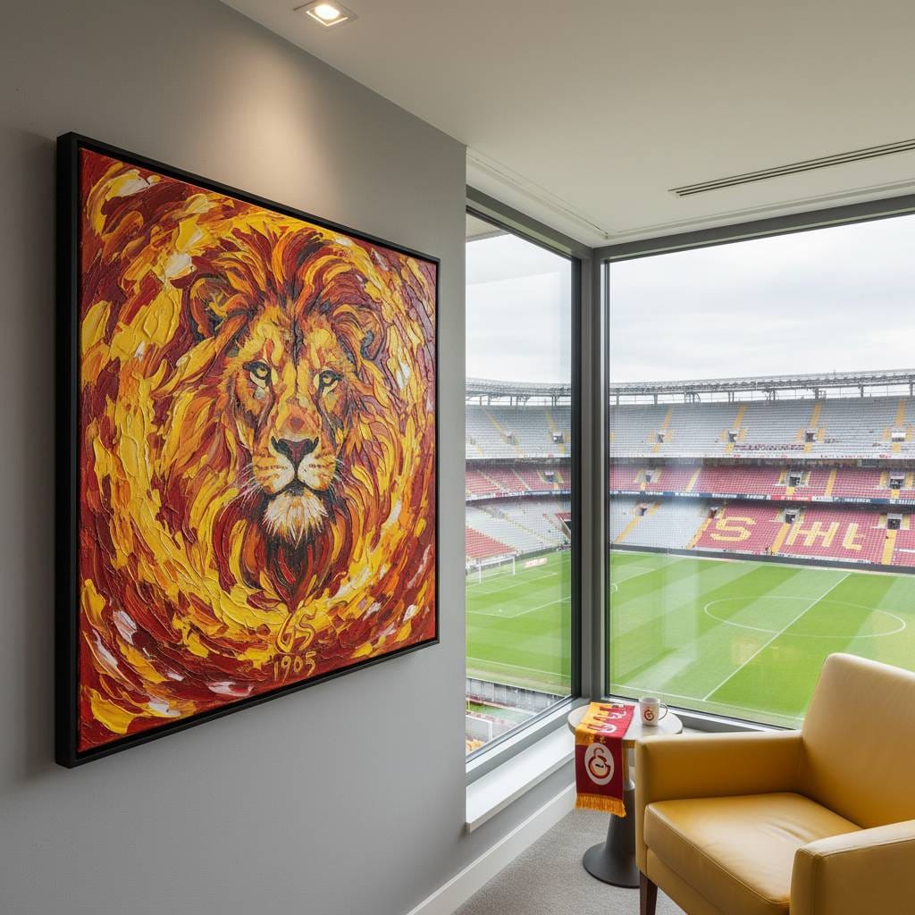 Galatasaray Futbol Takımı Aslan Tablosu 3001