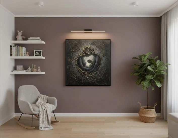 Kutsal Bağın Koruyucu Ruhu Annenin Sığınağı Akrilik Tablo 1012