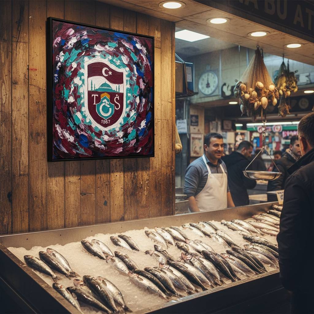 Trabzonspor Futbol Takımı Bayrağı Tablosu 3005