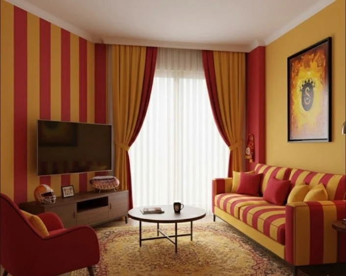 Galatasaray Cimbom Futbol Takımı Akrilik Boya Tablosu 3006