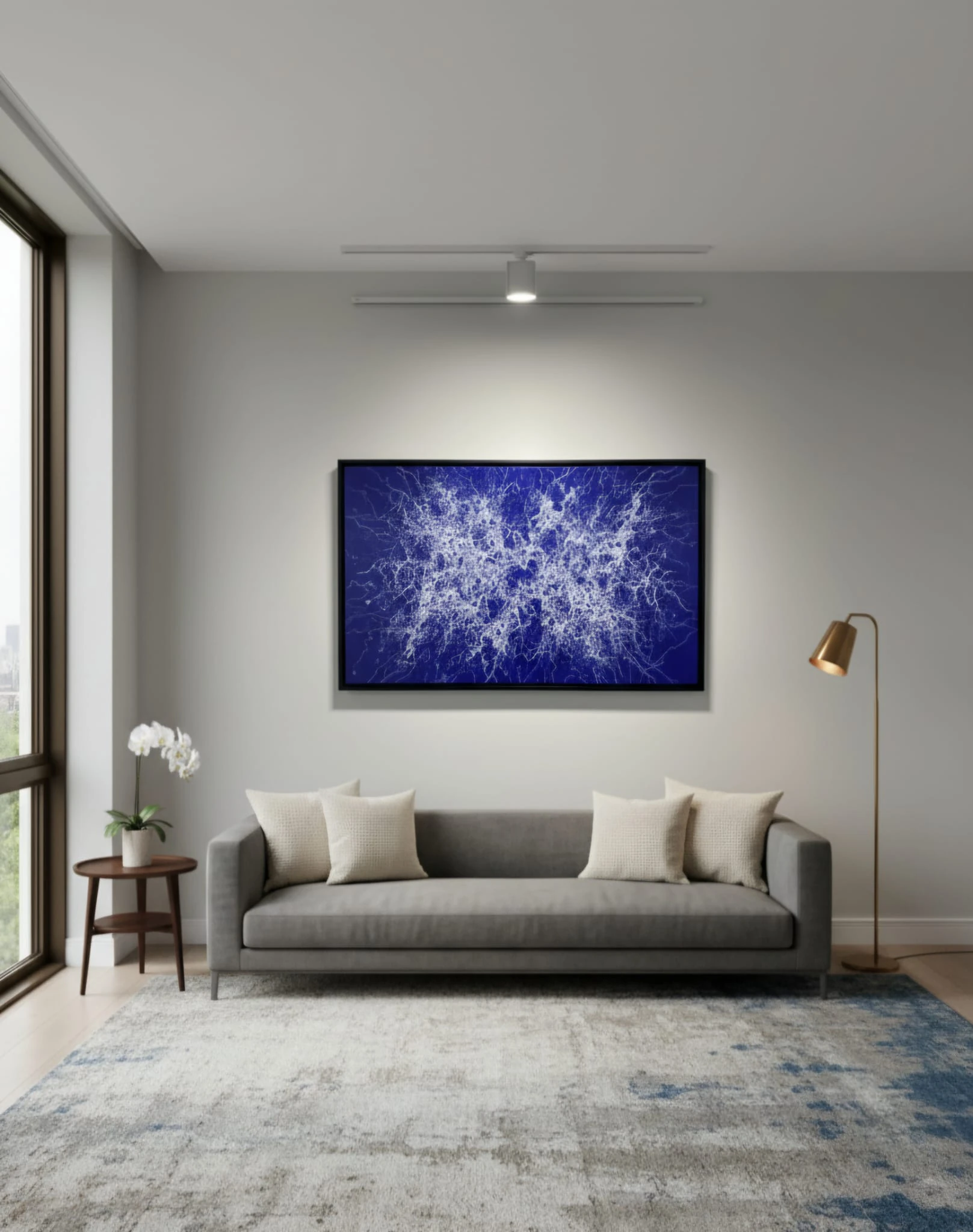 Cosmic Nerve Soyut Tablo 1027