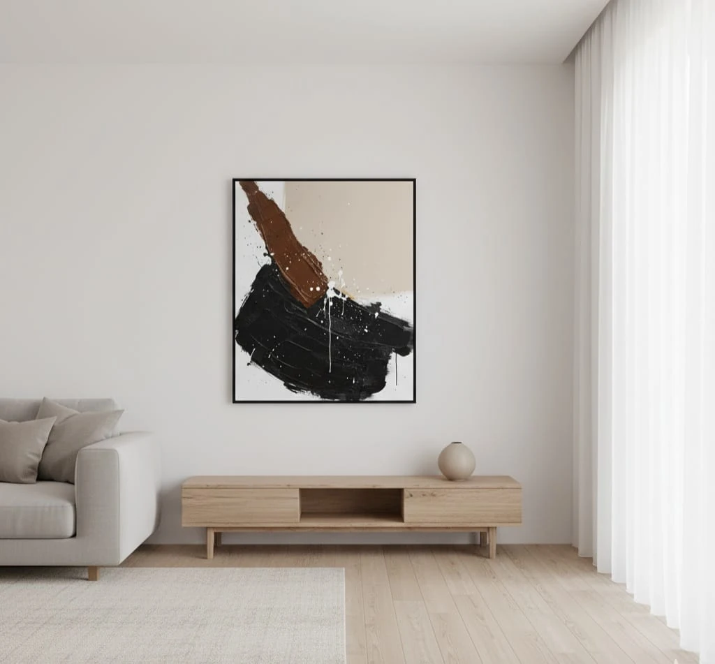 Balanced Lines Soyut Akrilik Boya Tablo 1024