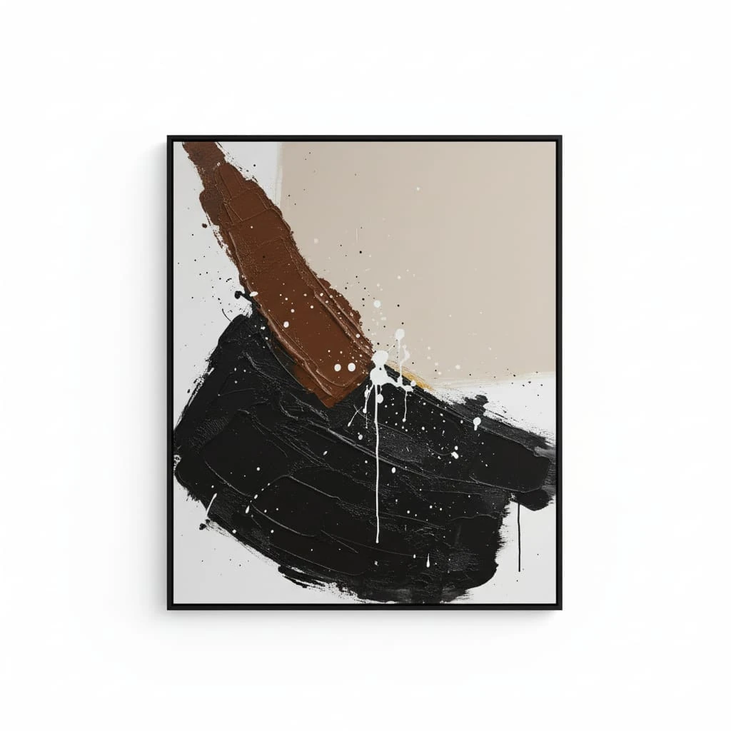 Balanced Lines Soyut Akrilik Boya Tablo 1024