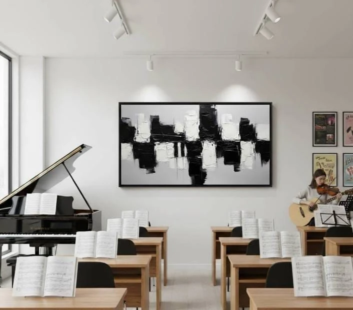 Silent Symphony Siyah ve Beyaz Rengin Sessiz Senfonisi 1035