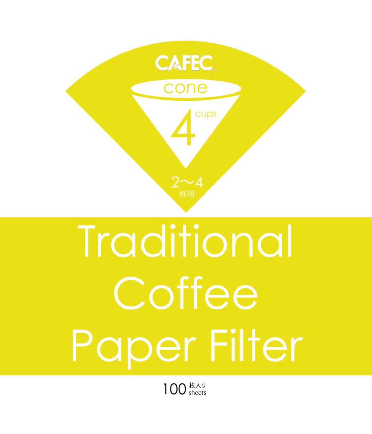 Cafec Traditonal Filter Paper - 100 Adet