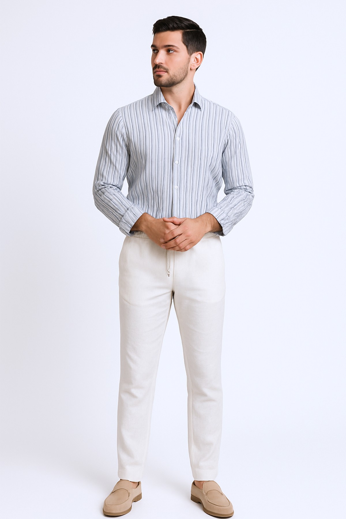 İPLİ KETEN PANTOLON