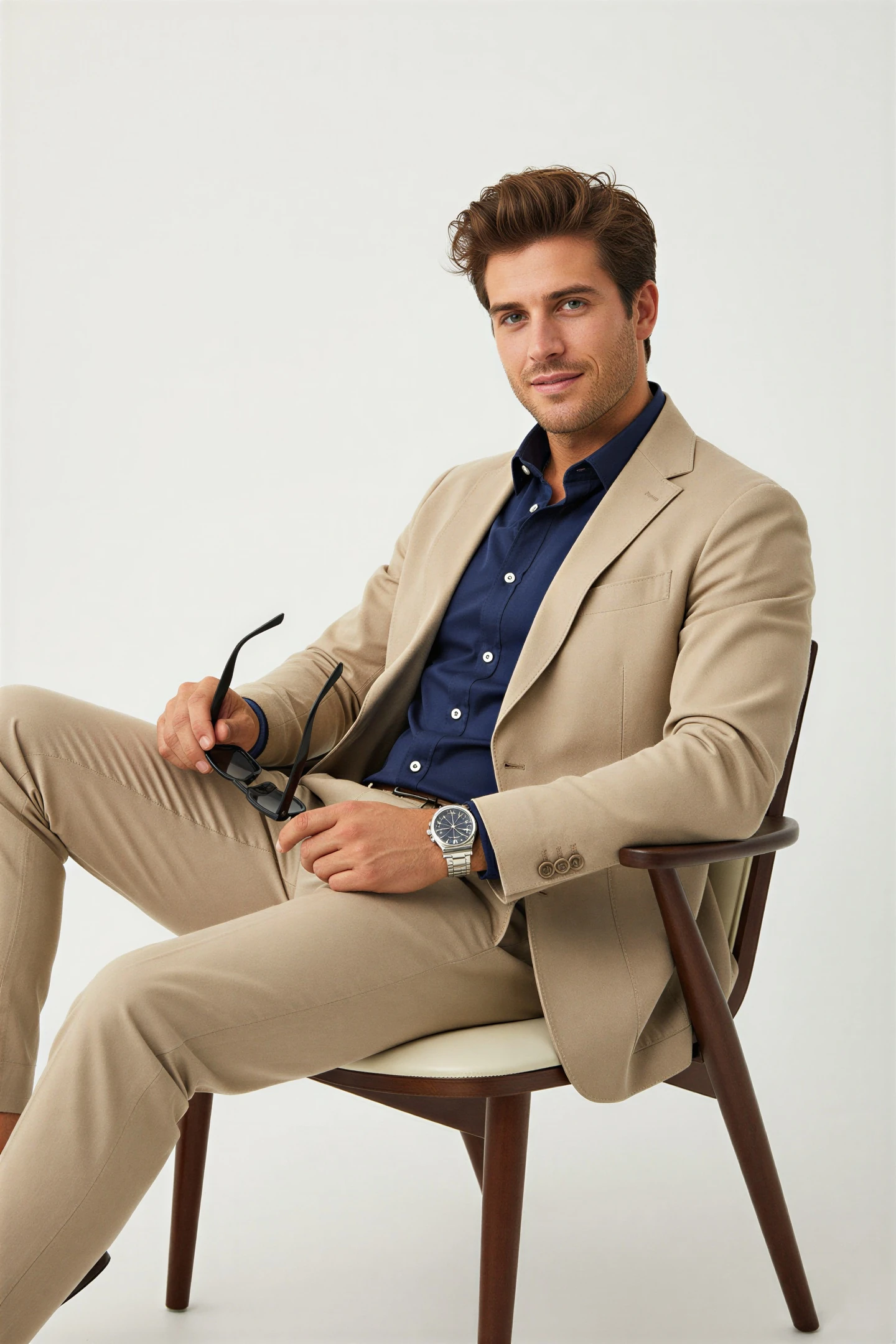 Pamuk Saten Slim Fit Gömlek