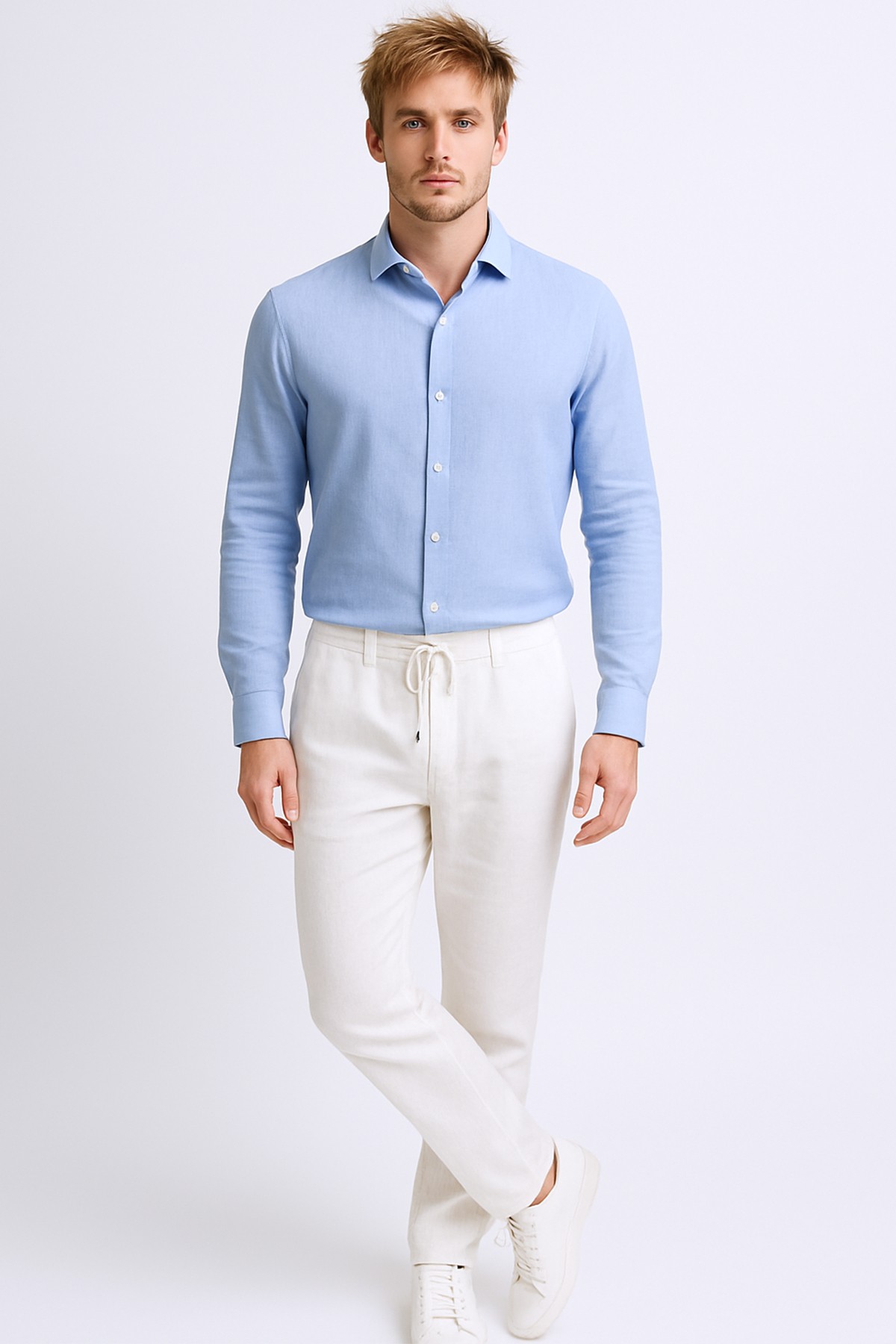 İPLİ KETEN PANTOLON
