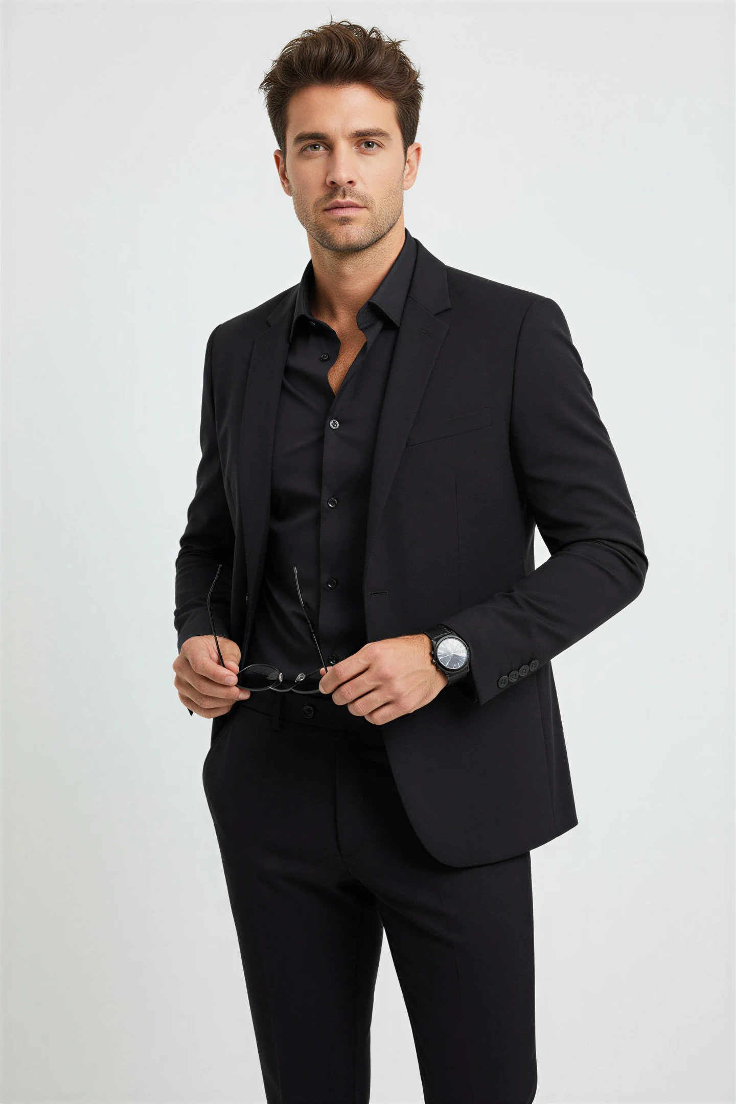 Pamuk Saten Slim Fit Gömlek