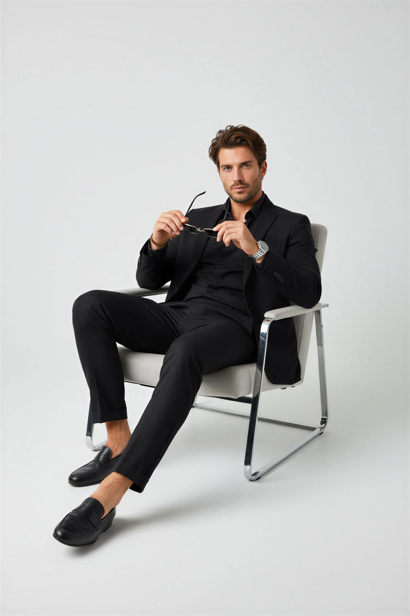 Pamuk Saten Slim Fit Gömlek