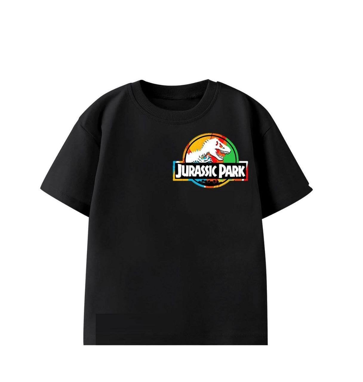 Karakter Baskılı Jurassic Park Tişört